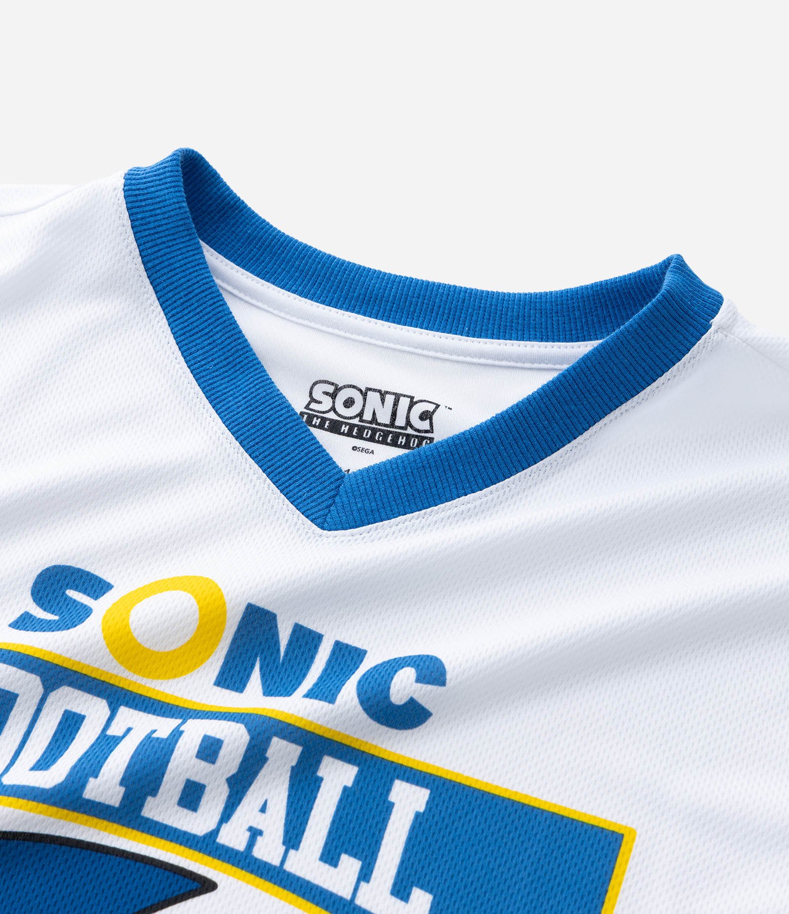 Camiseta Infantil Esportiva com Estampa Sonic Football – Tam 5 a 14 Anos Branco 3
