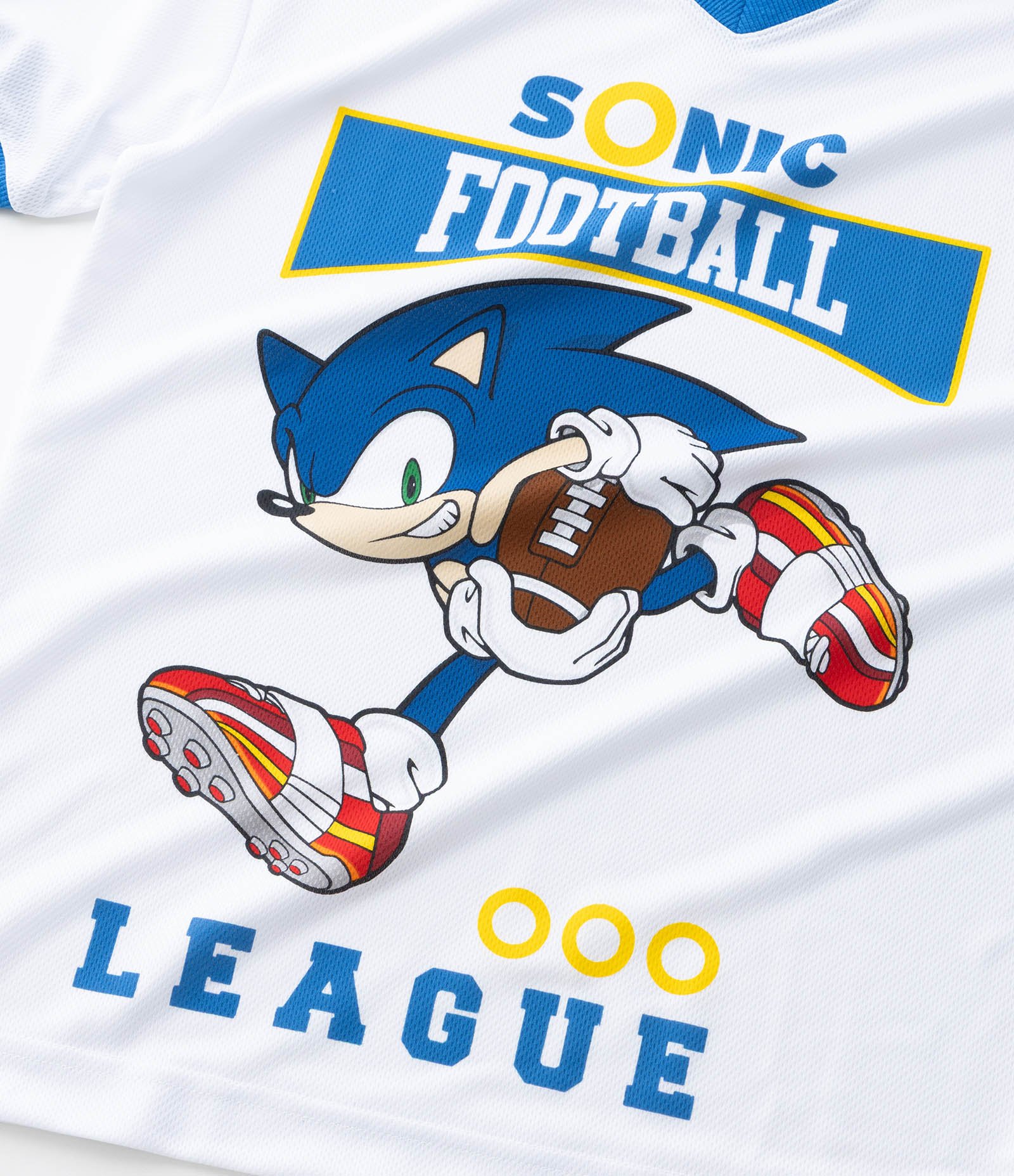 Camiseta Infantil Esportiva com Estampa Sonic Football – Tam 5 a 14 Anos Branco 5