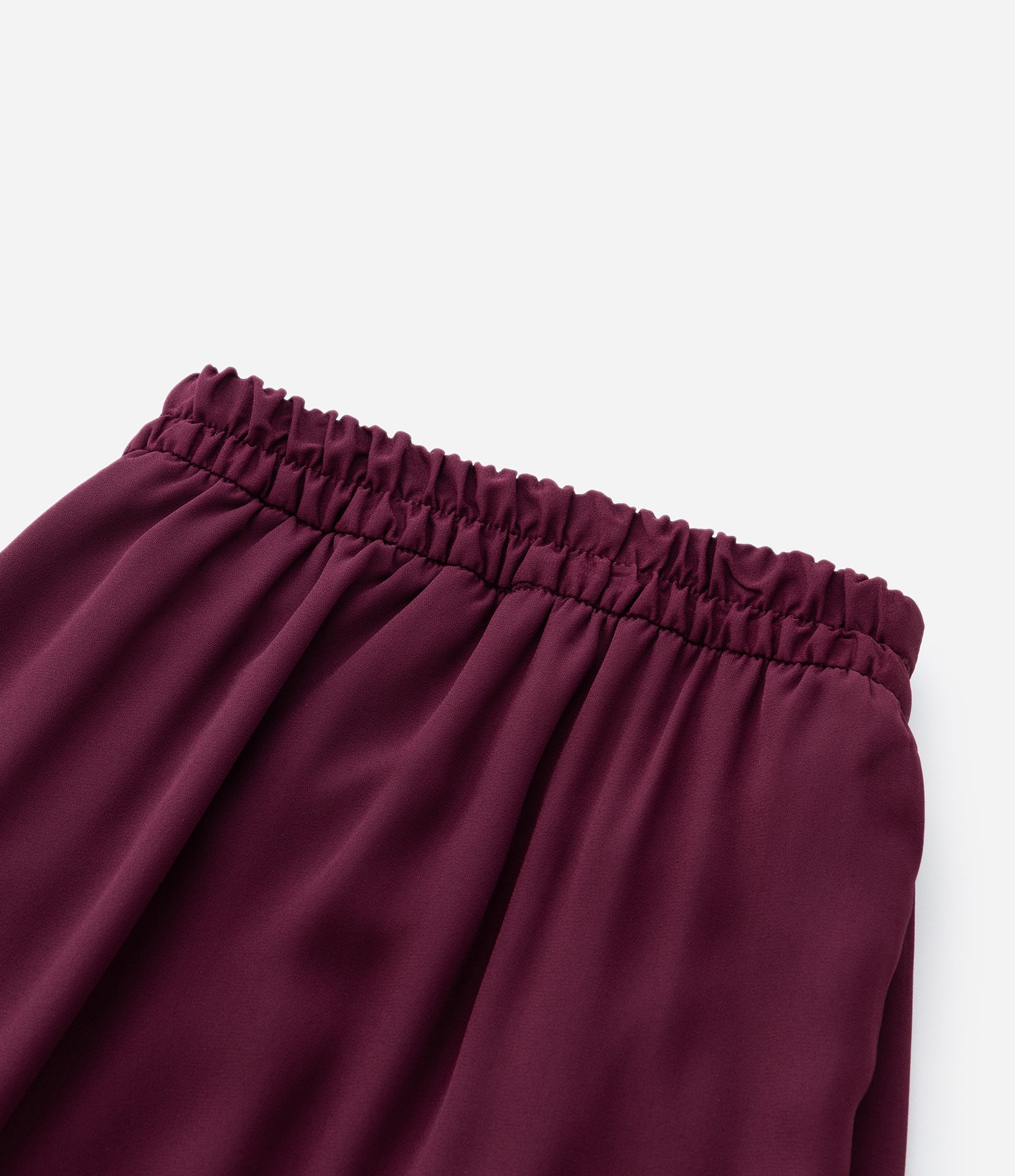 Calça Aladim em Crepe com Short Interno Curve & Plus Size Bordô 6