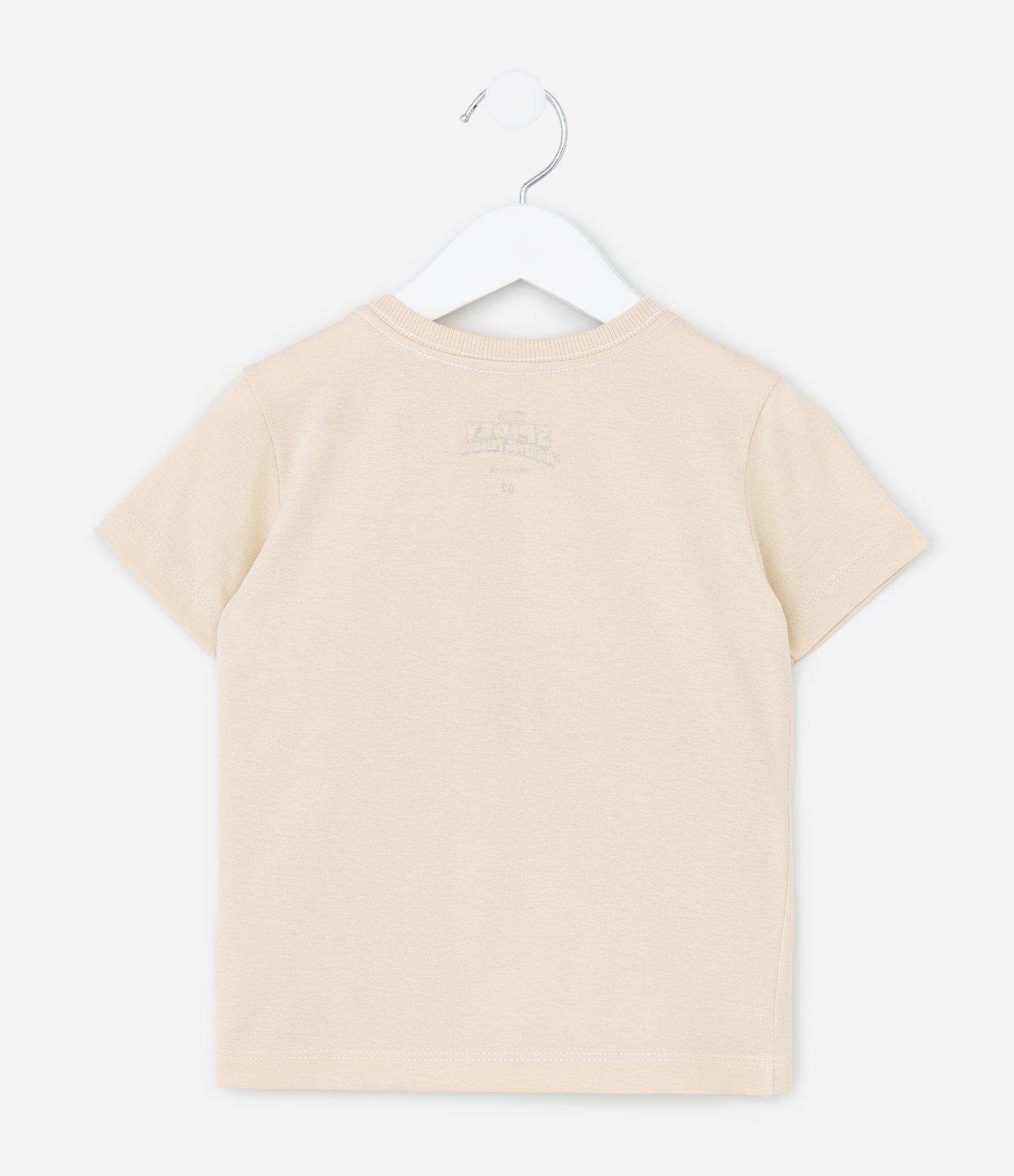 Camiseta Infantil com Estampa Spidey e Miles Baby – Tam 2 a 6 Anos Bege Claro 2