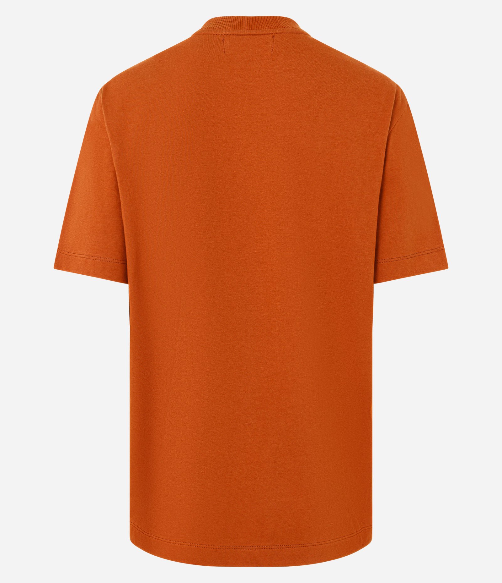 Camiseta Manga Curta com Bordado de Peixe Laranja 6