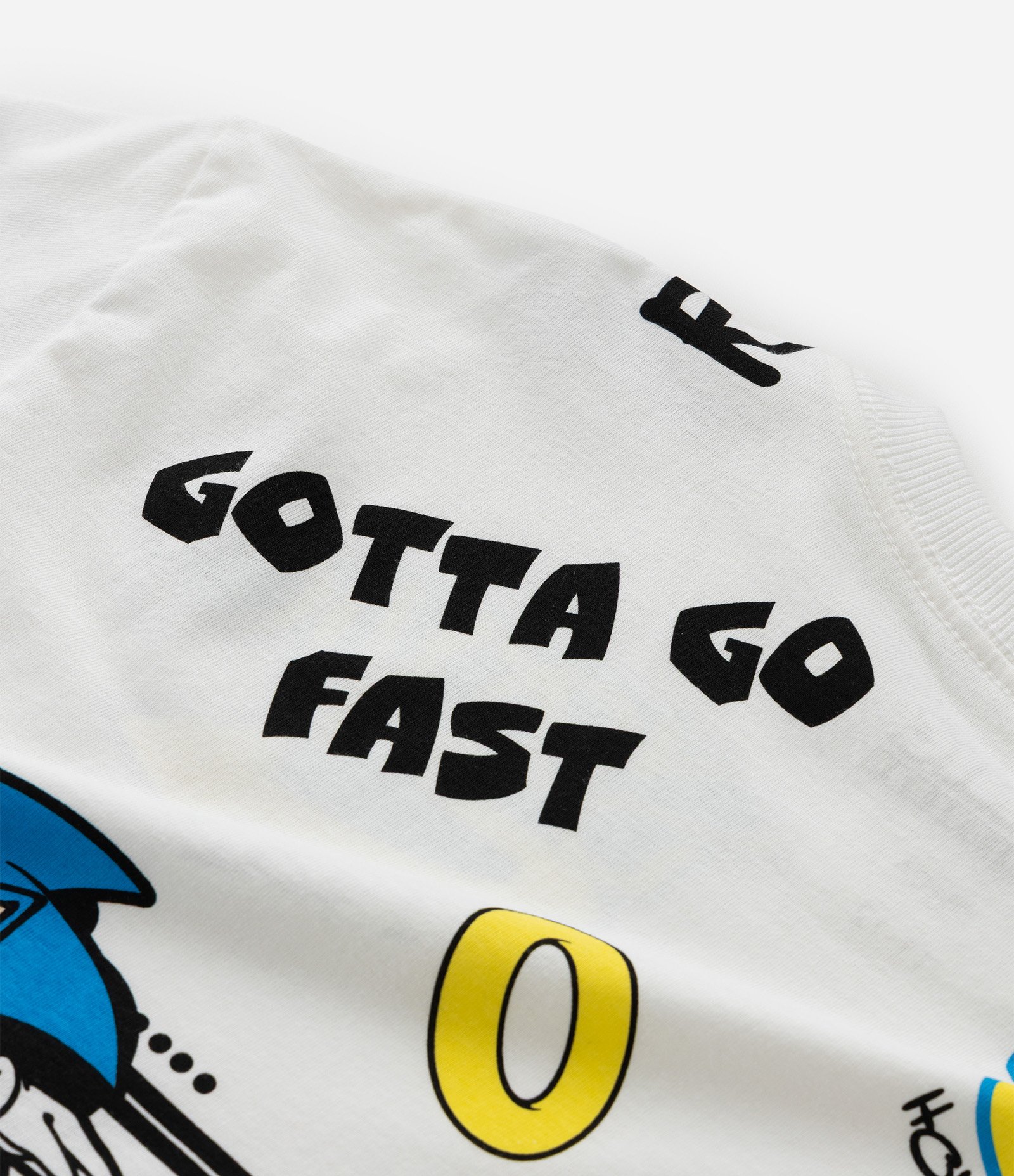 Camiseta Relaxed Infantil com Estampa Full Print Sonic – Tam 5 a 14 Anos Branco 6