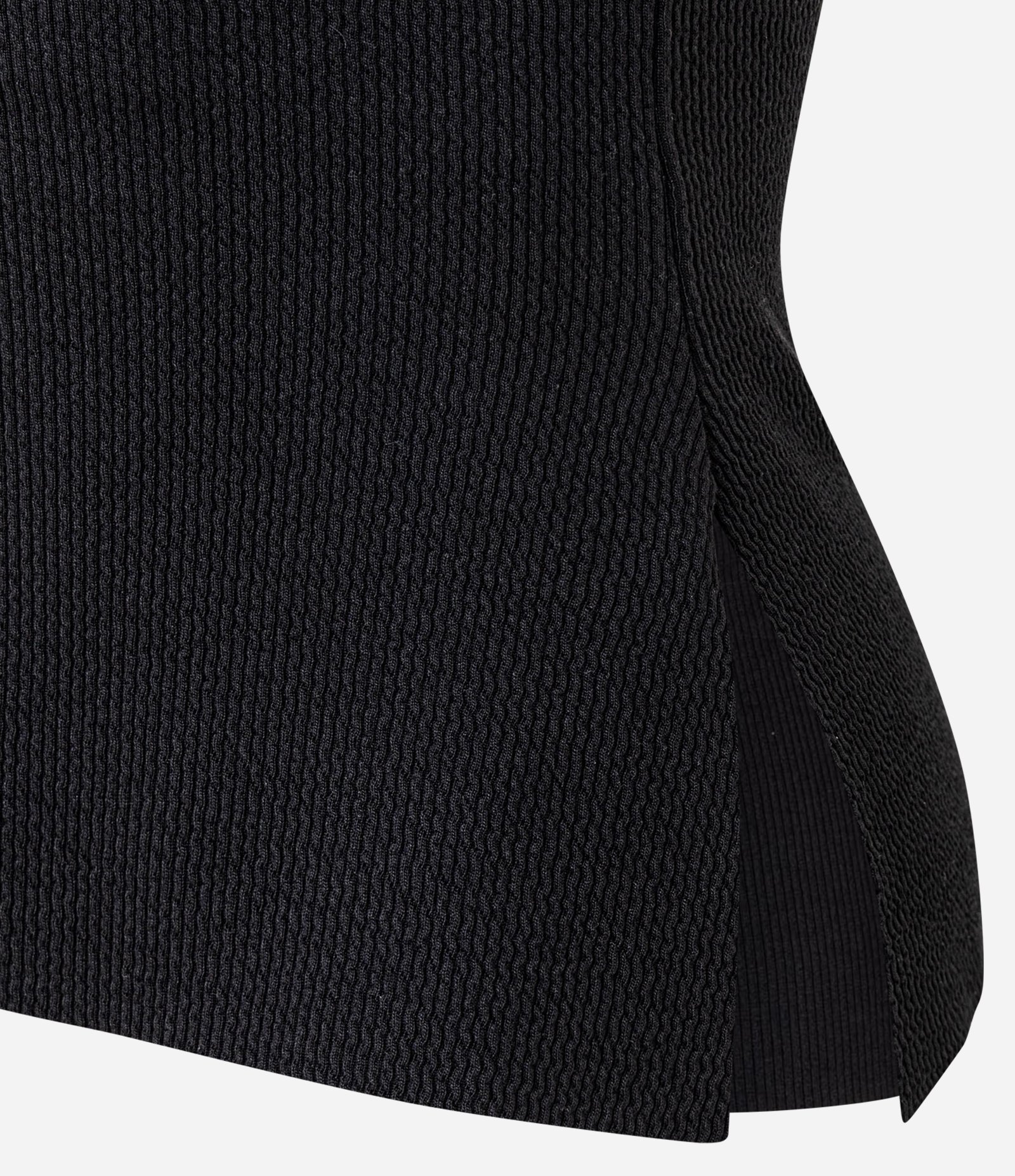 Blusa em Ombro Único com Textura Preto 6