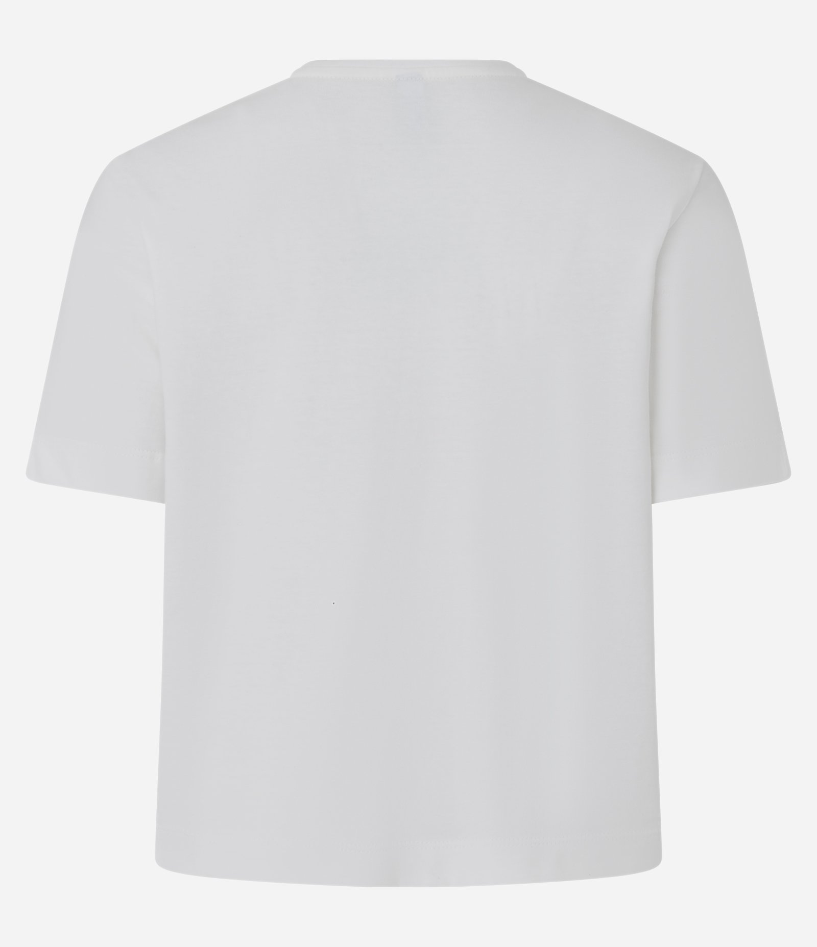 Camiseta em Algodão com Bordado 3D Floral Branco 3