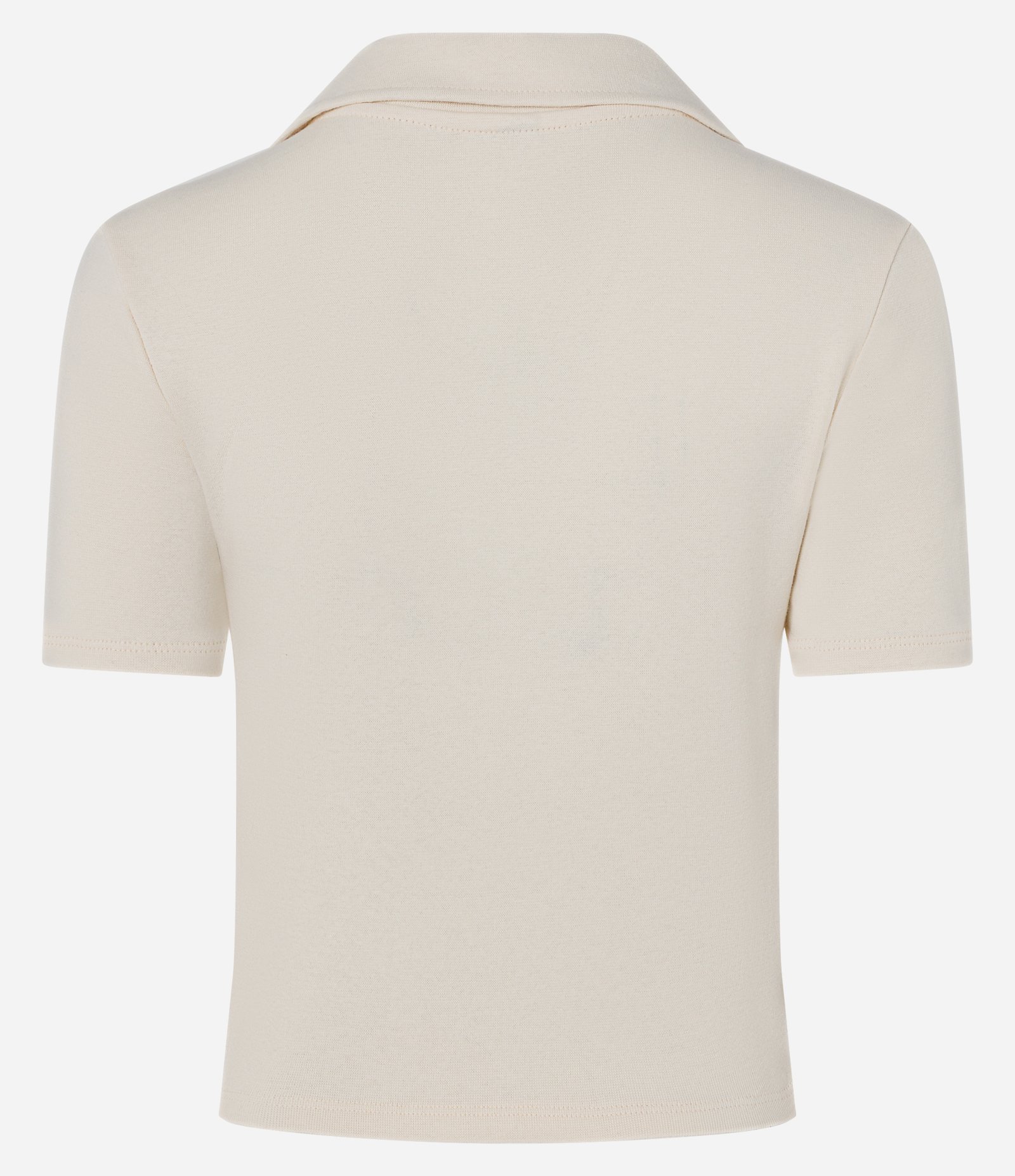 Blusa Polo com Bordado Cereja e Decote V Off White 3