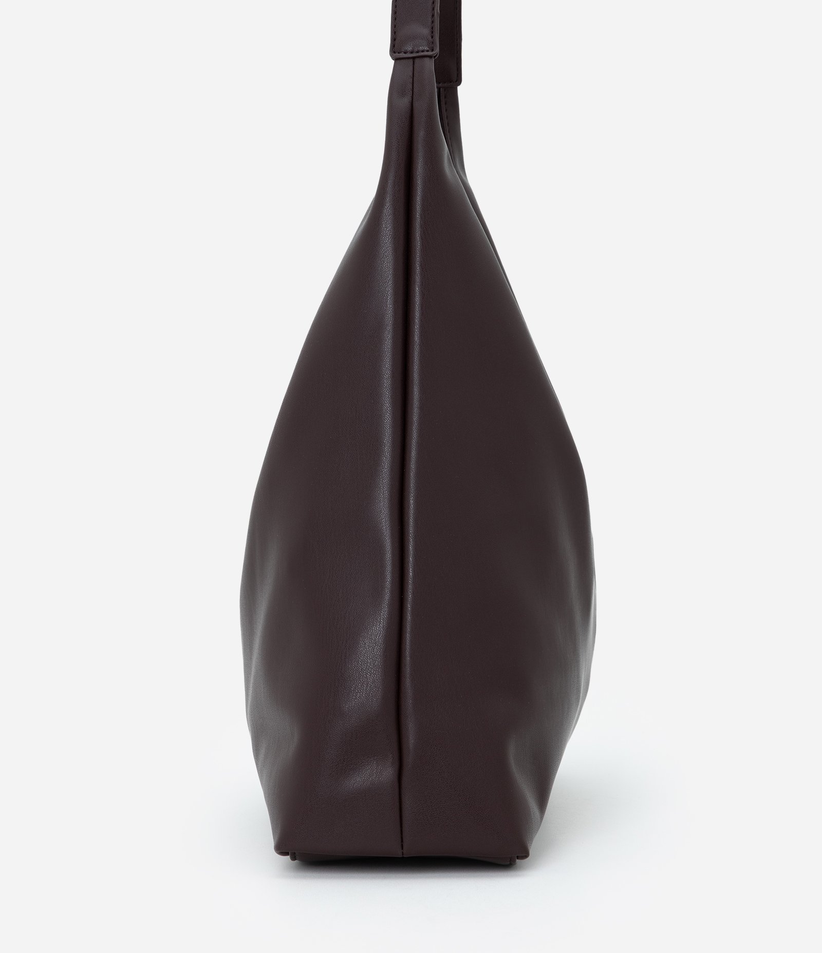 Bolsa Hobo Grande em PU com Alça Longa Marrom 2