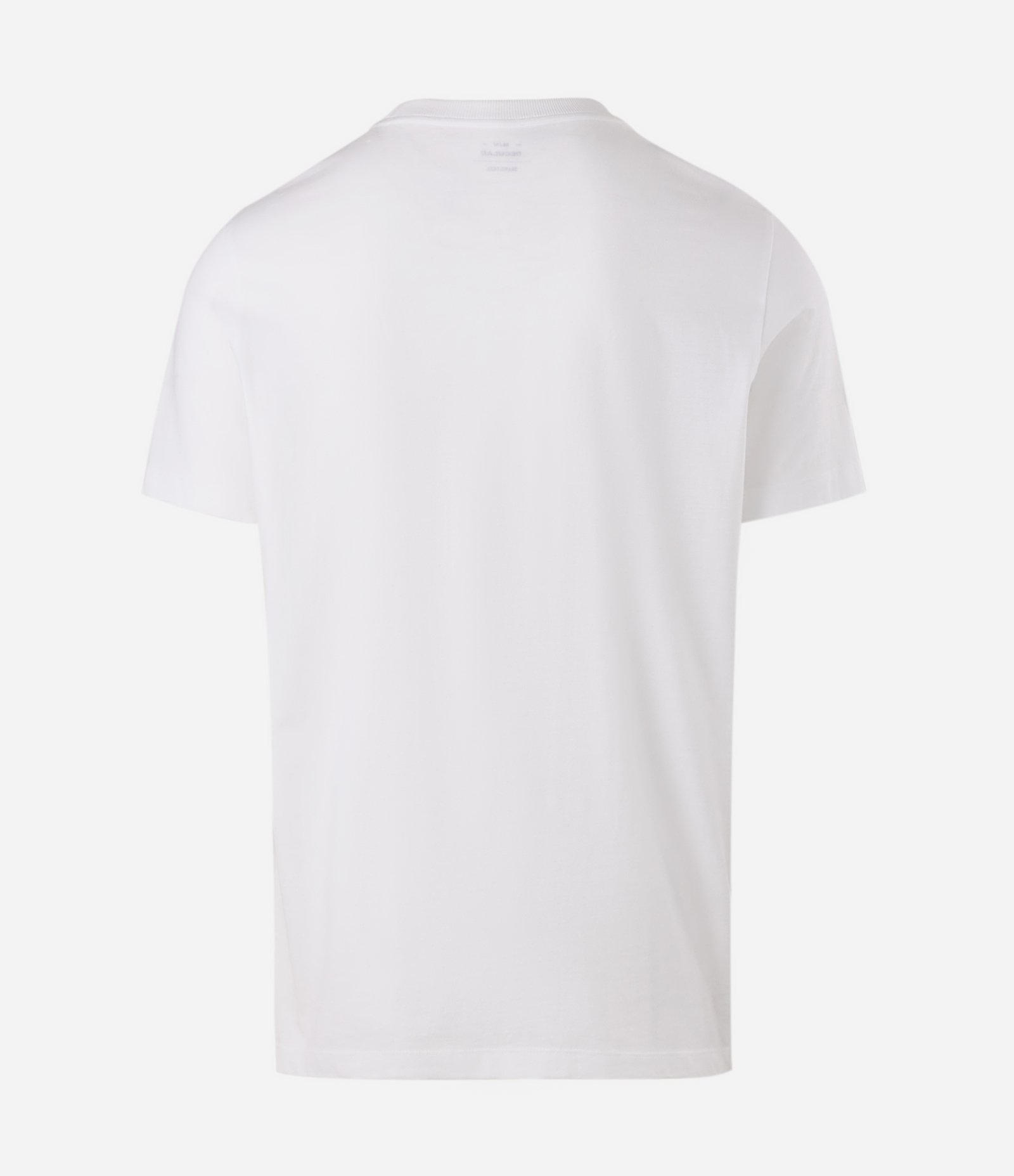 Camiseta Regular Básica em Algodão Branco 2