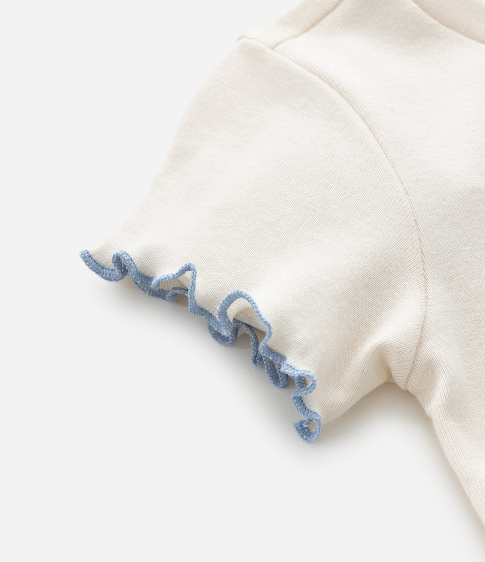 Conjunto Pijama Infantil com Estampa Cães - Tam 3 a 8 Anos Bege/Azul 10