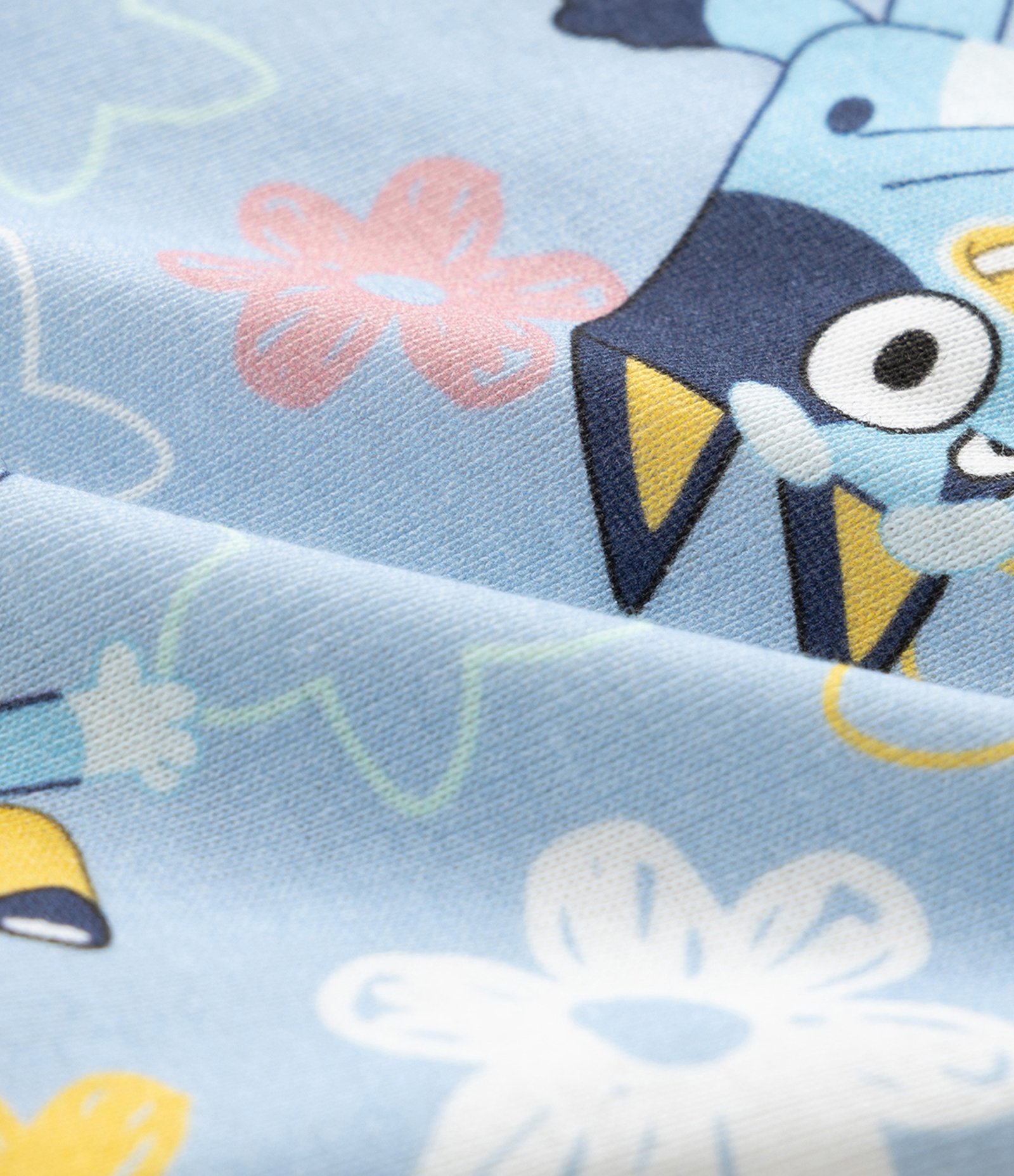 Conjunto Pijama Infantil com Estampa Cães - Tam 3 a 8 Anos Bege/Azul 6