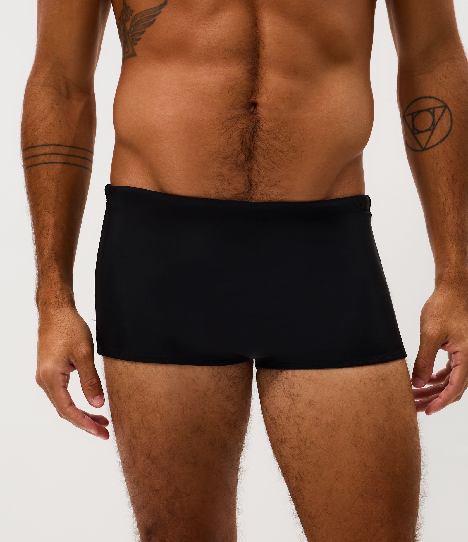 Sunga Boxer em Microfibra com Detalhe Contrastante Preto / Branco 2