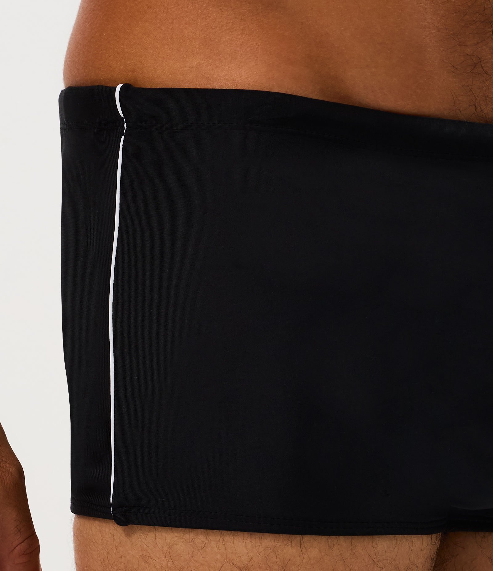 Sunga Boxer em Microfibra com Detalhe Contrastante Preto / Branco 3