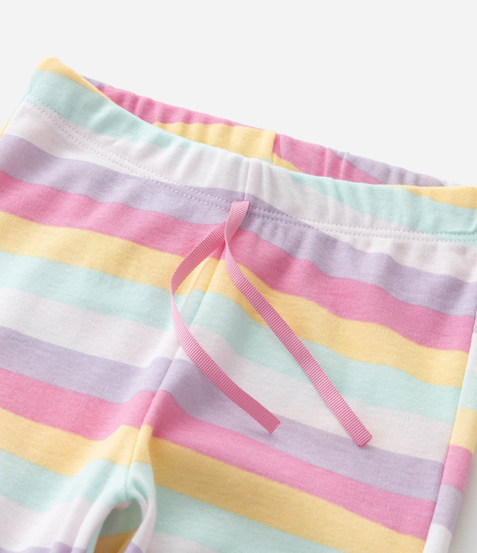 Pijama Infantil Blusa com Estampa de Unicórnio e Calça Listrada – Tam 1 a 6 Anos Rosa 8