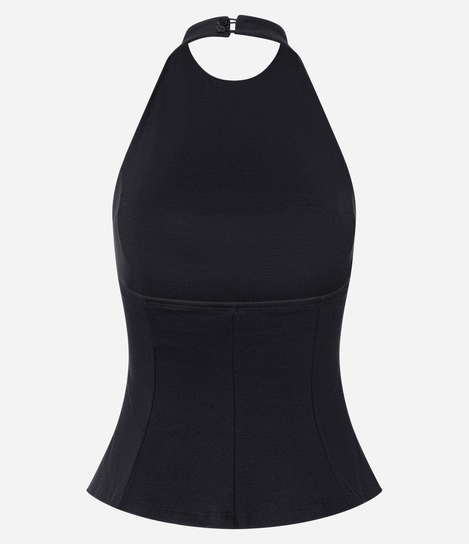 Blusa Frente Única e Peplum em Ponto Roma Anthracite 2