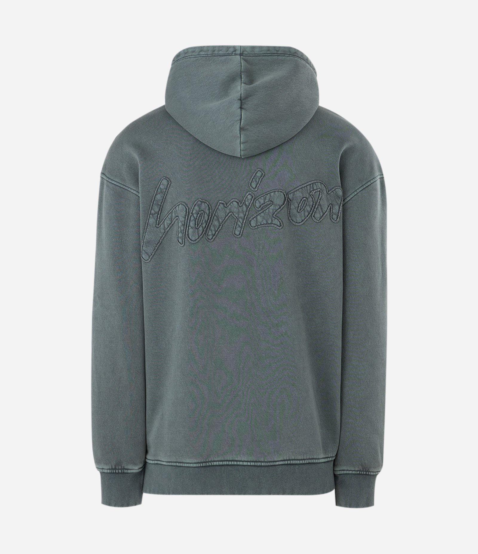 Casaco Masculino Moletom Acid Wash Verde Boxy com Capuz Verde 7