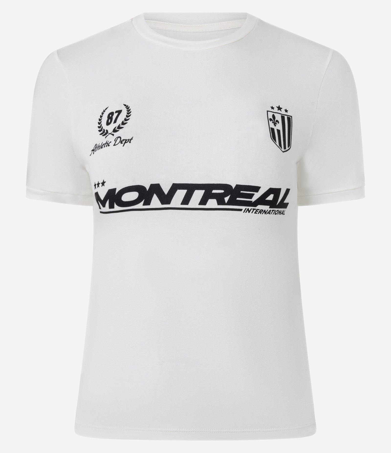 Camiseta New T-shirt em Algodão com Estampa Montreal Branco 4