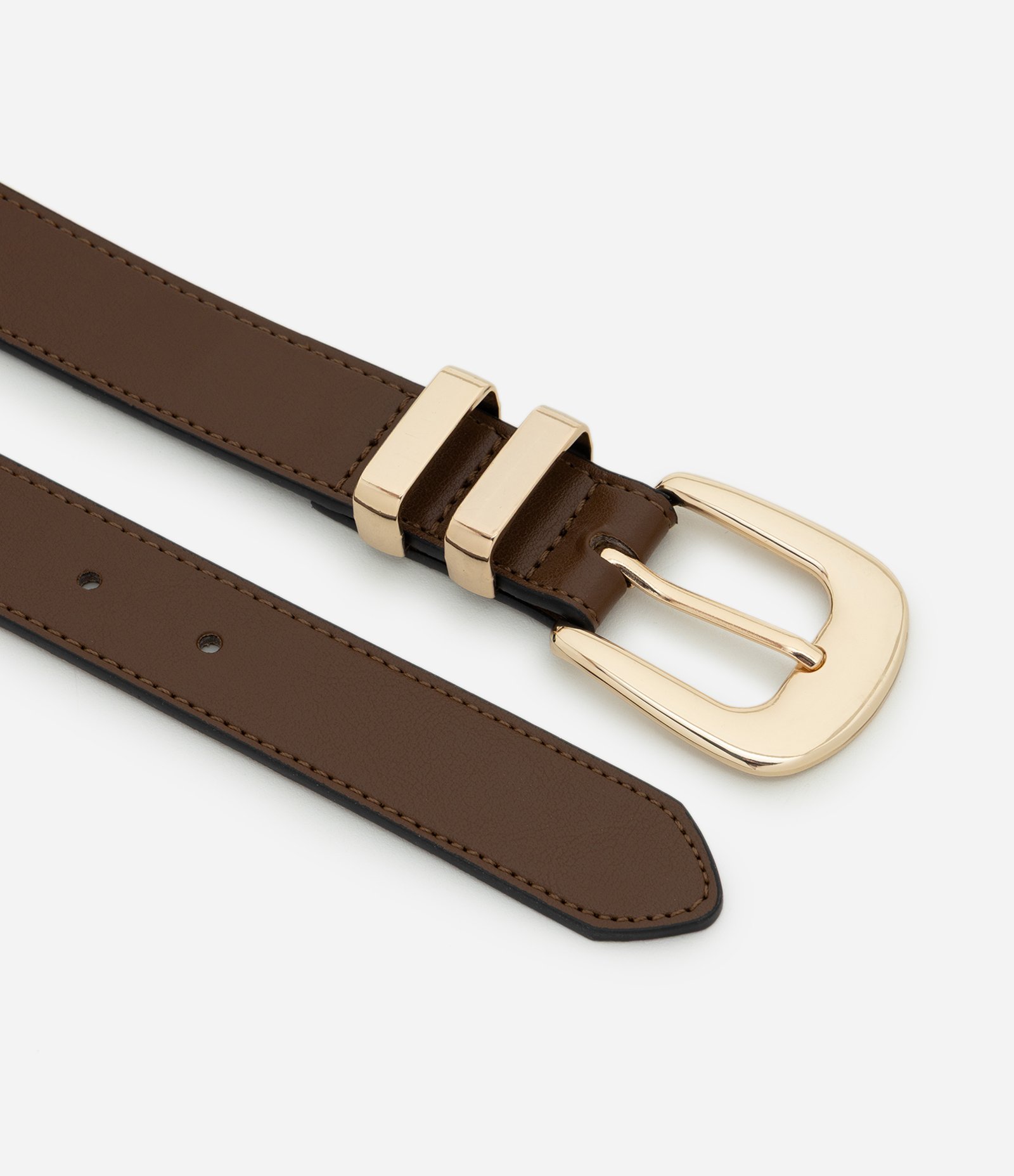 Kit 02 Cintos em PU com Fivela Metálica Multicores 3