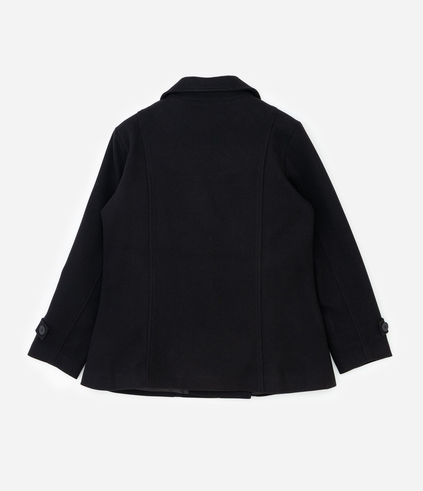 Jaqueta Pesada em Polyvelour Alongada Curve & Plus Size Preto 6