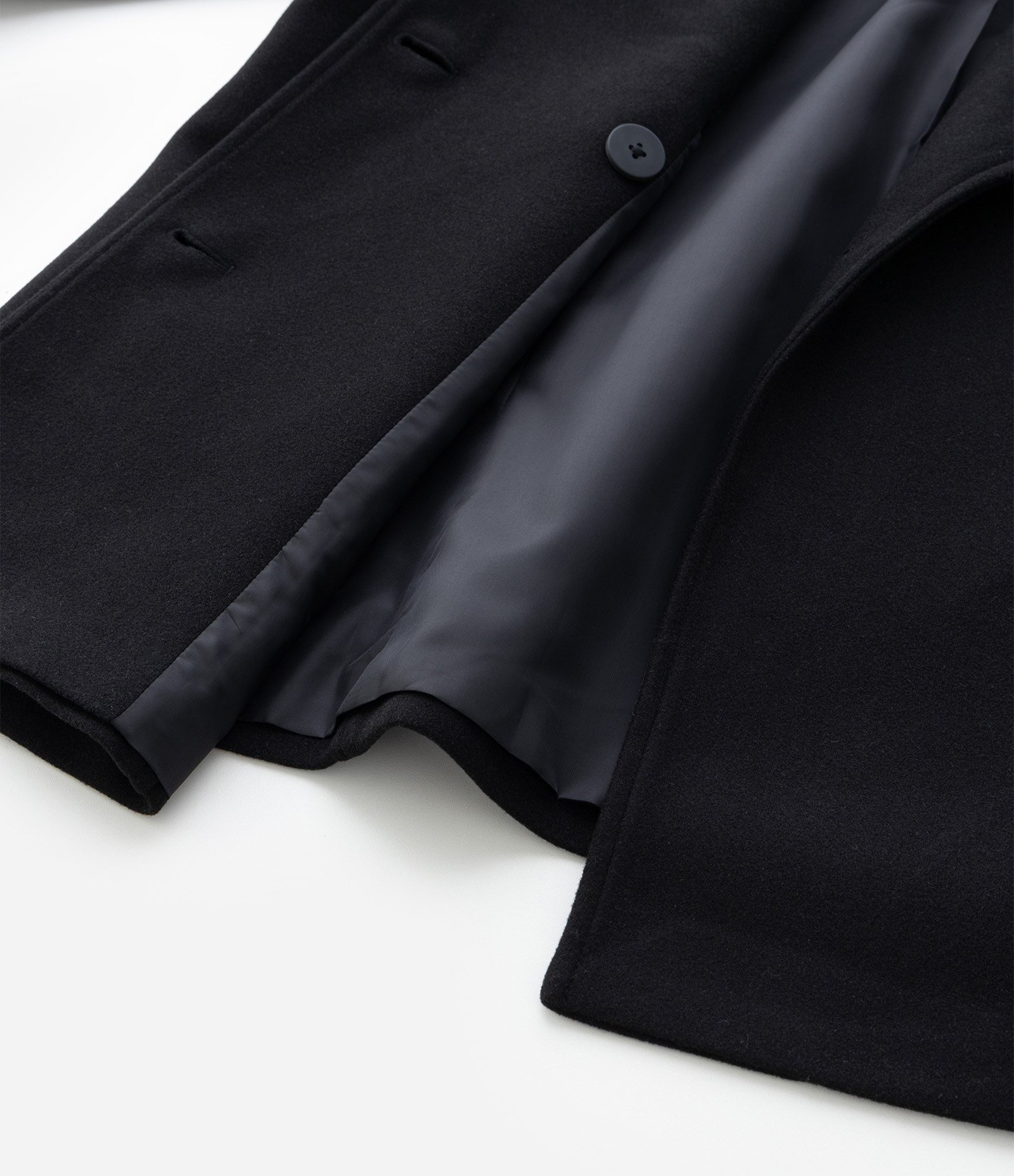 Jaqueta Pesada em Polyvelour Alongada Curve & Plus Size Preto 8