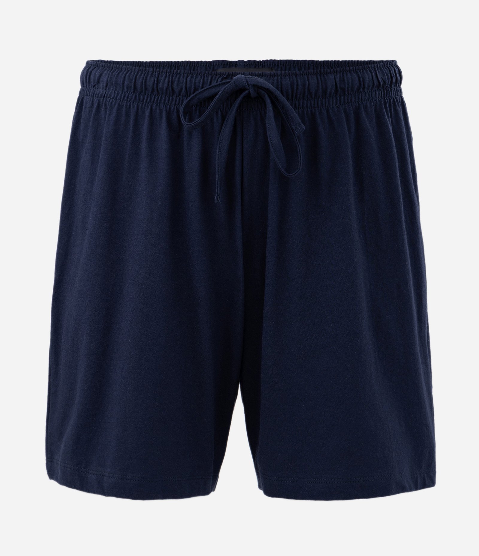 Pijama Curto com Gola Redonda e Estampa de Listras Azul 3