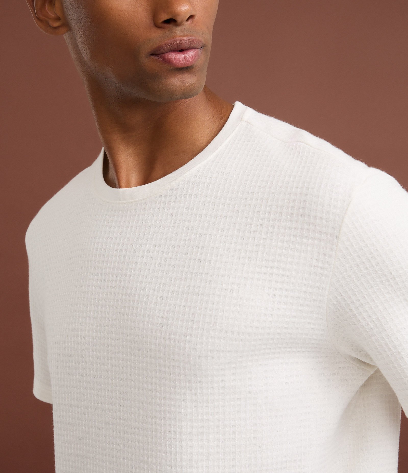 Camiseta Texturizada com Gola Redonda e Manga Curta Off White 3