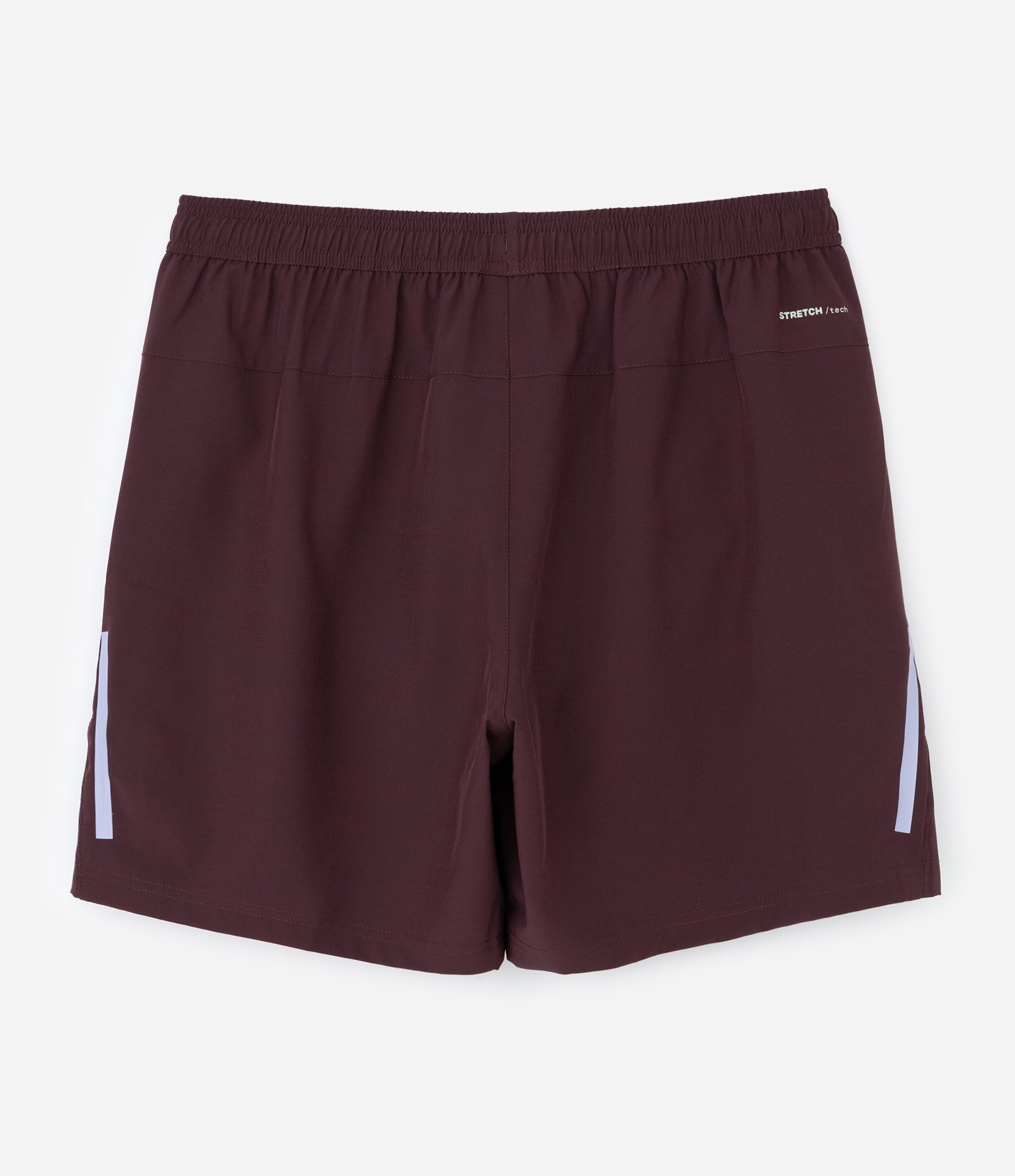 Bermuda Esportiva com Blocos de Cor e Bolsos com Zíper Bordô 2