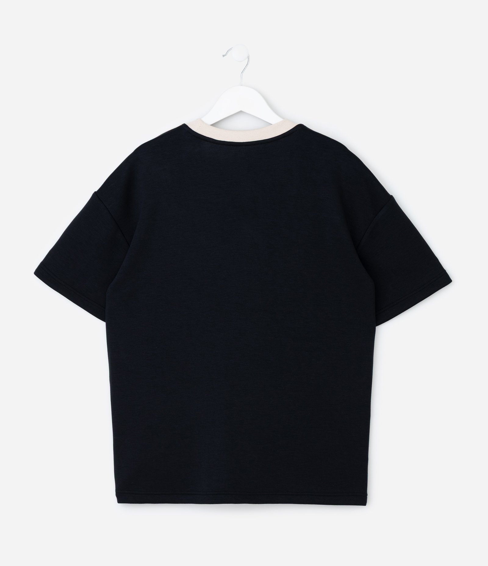 Camiseta Infantil com Bordado localizado – Tam 5 a 14 Anos Preto 2