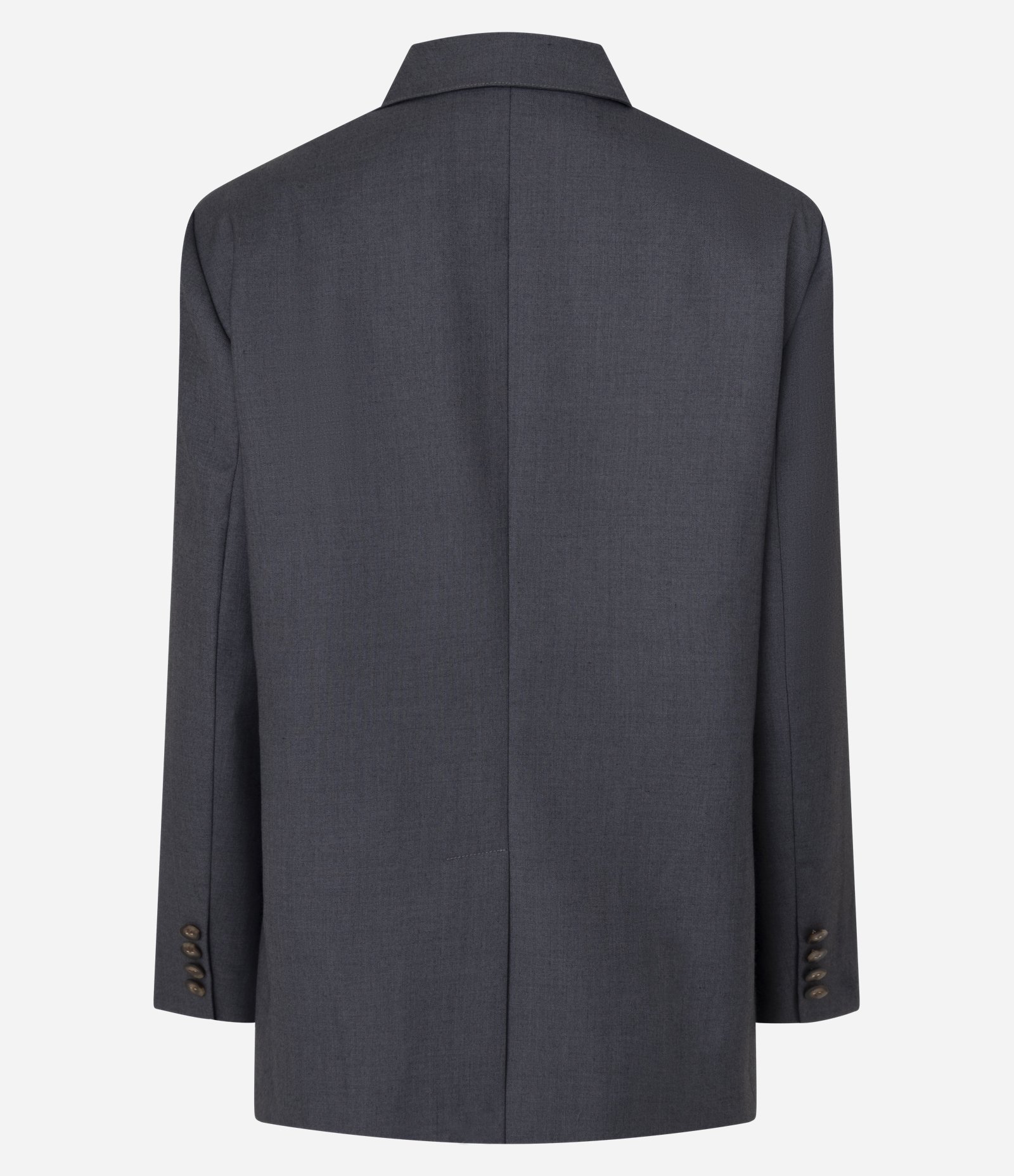 Blazer Alfaiatado com Gola Lapela e Forro Interno Cinza 8