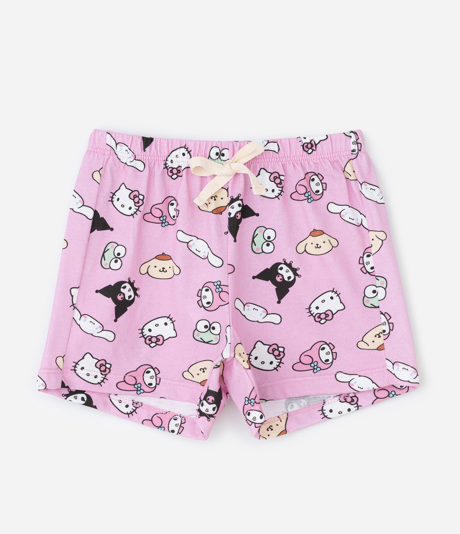 Pijama Infantil com Estampa Hello Kitty and Friends – Tam 2 a 10 Anos Lilás/Bege 5