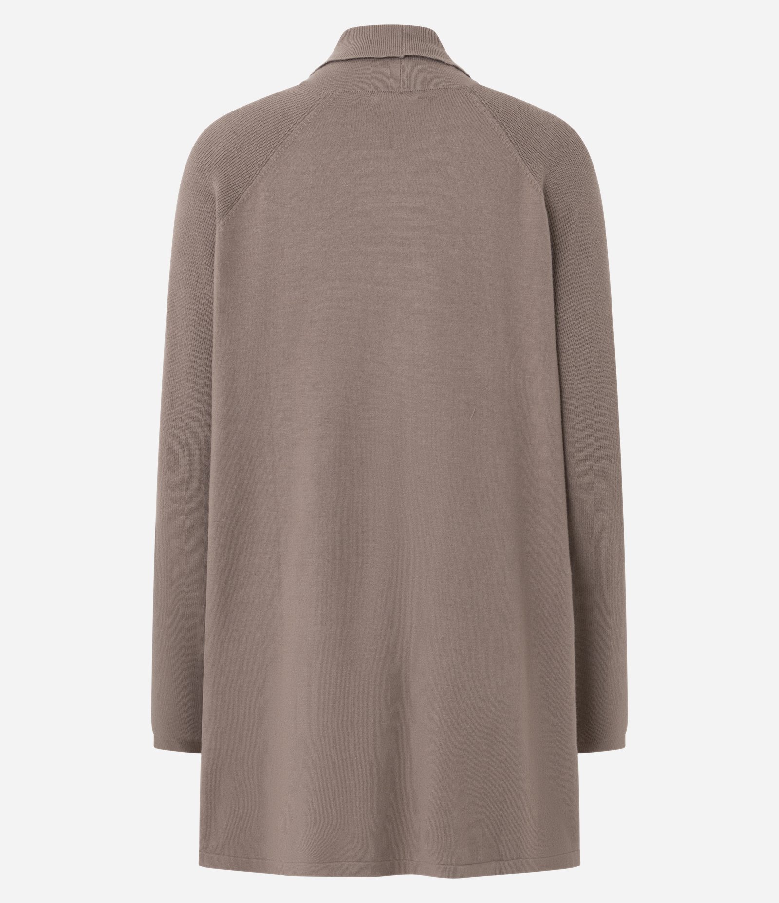 Cardigan Alongado em Tricô Bege 3