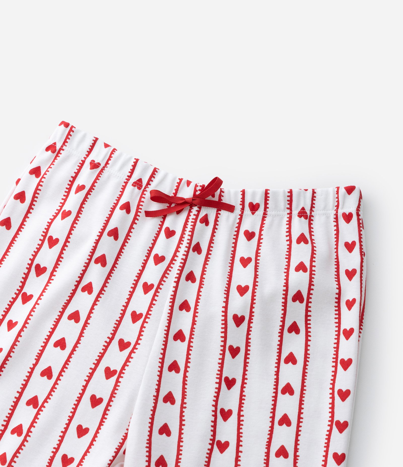 Pijama Infantil com Estampa Cereja e Corações – Tam 5 a 14 Anos Branco/Vermelho 7