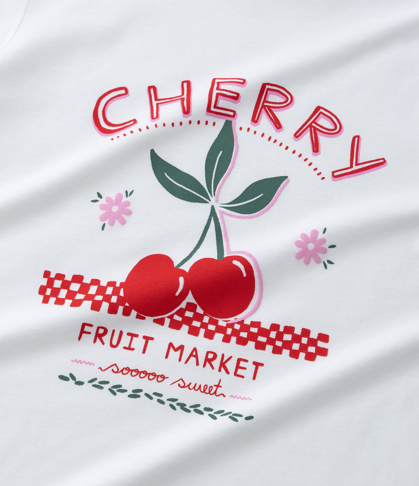 Pijama Infantil com Estampa Cereja e Corações – Tam 5 a 14 Anos Branco/Vermelho 10