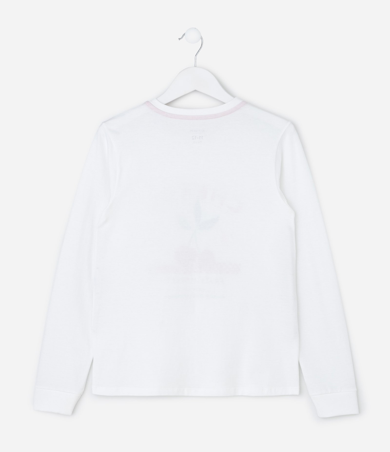 Pijama Infantil com Estampa Cereja e Corações – Tam 5 a 14 Anos Branco/Vermelho 3