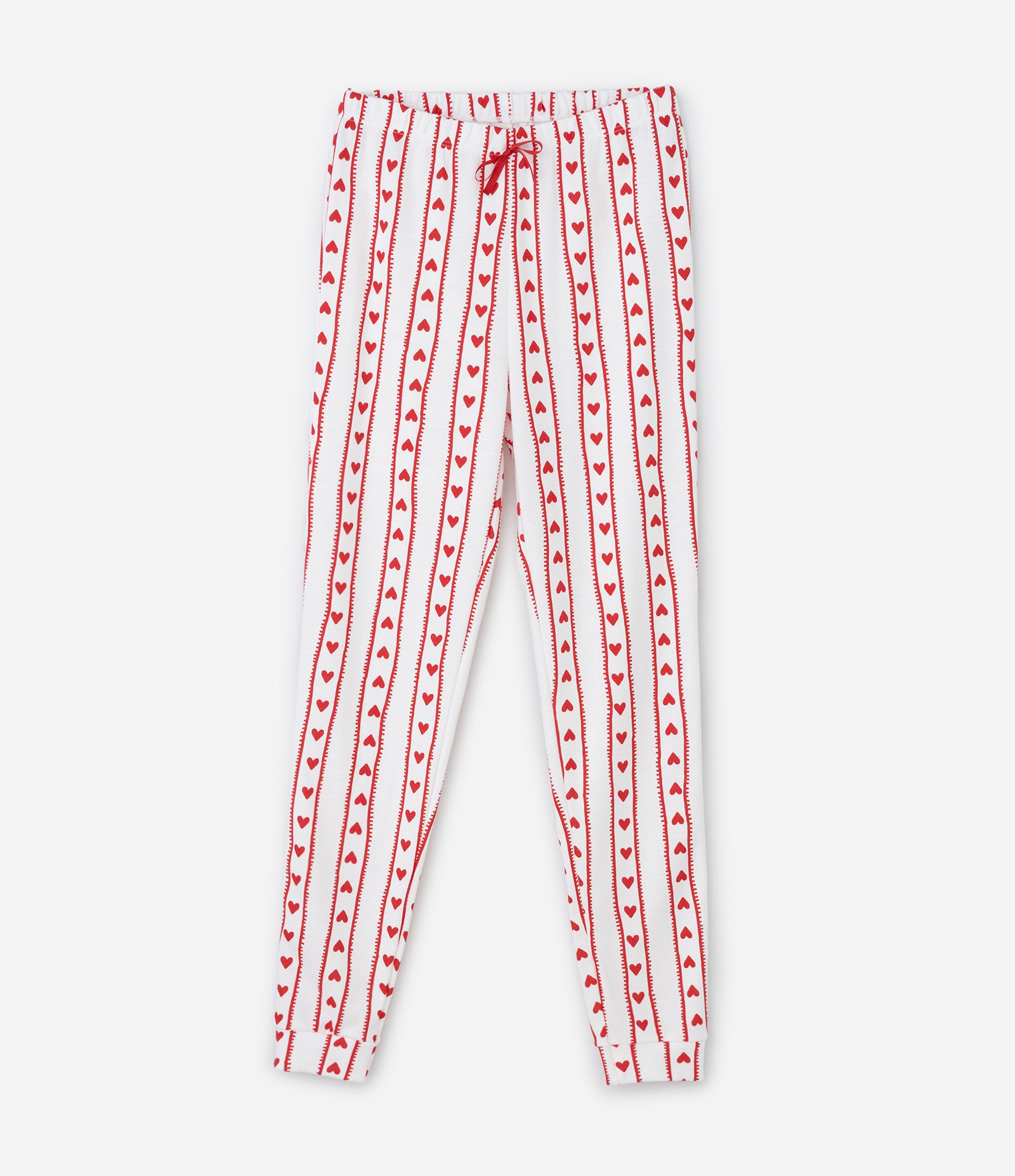 Pijama Infantil com Estampa Cereja e Corações – Tam 5 a 14 Anos Branco/Vermelho 4