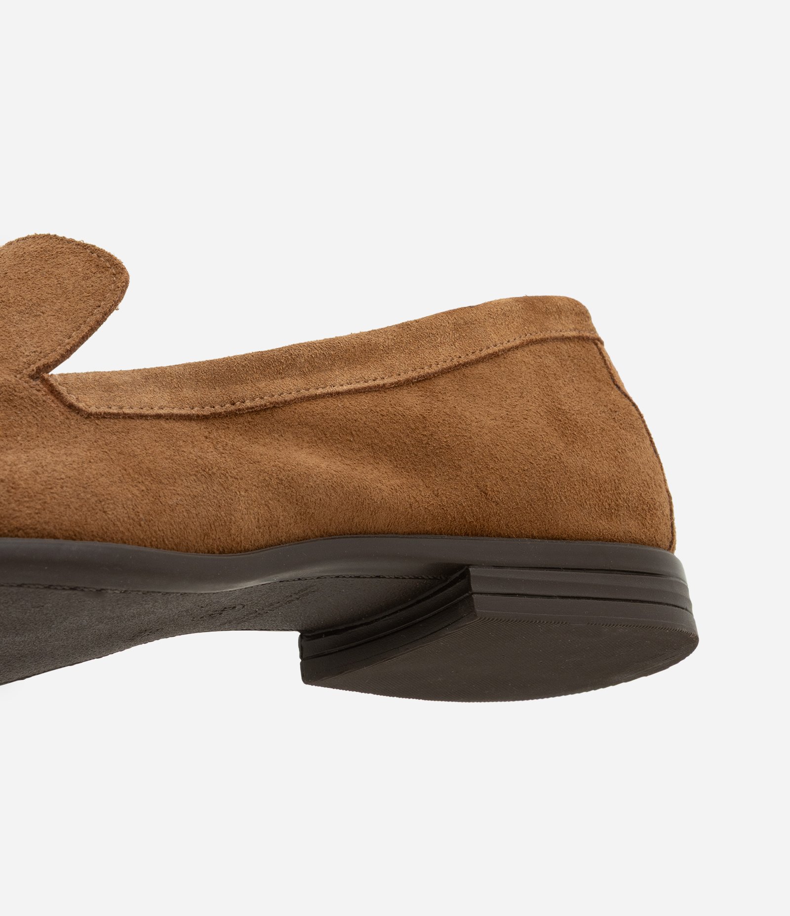 Sapato Mocassim em Camurça com Franja Marrom Médio 4