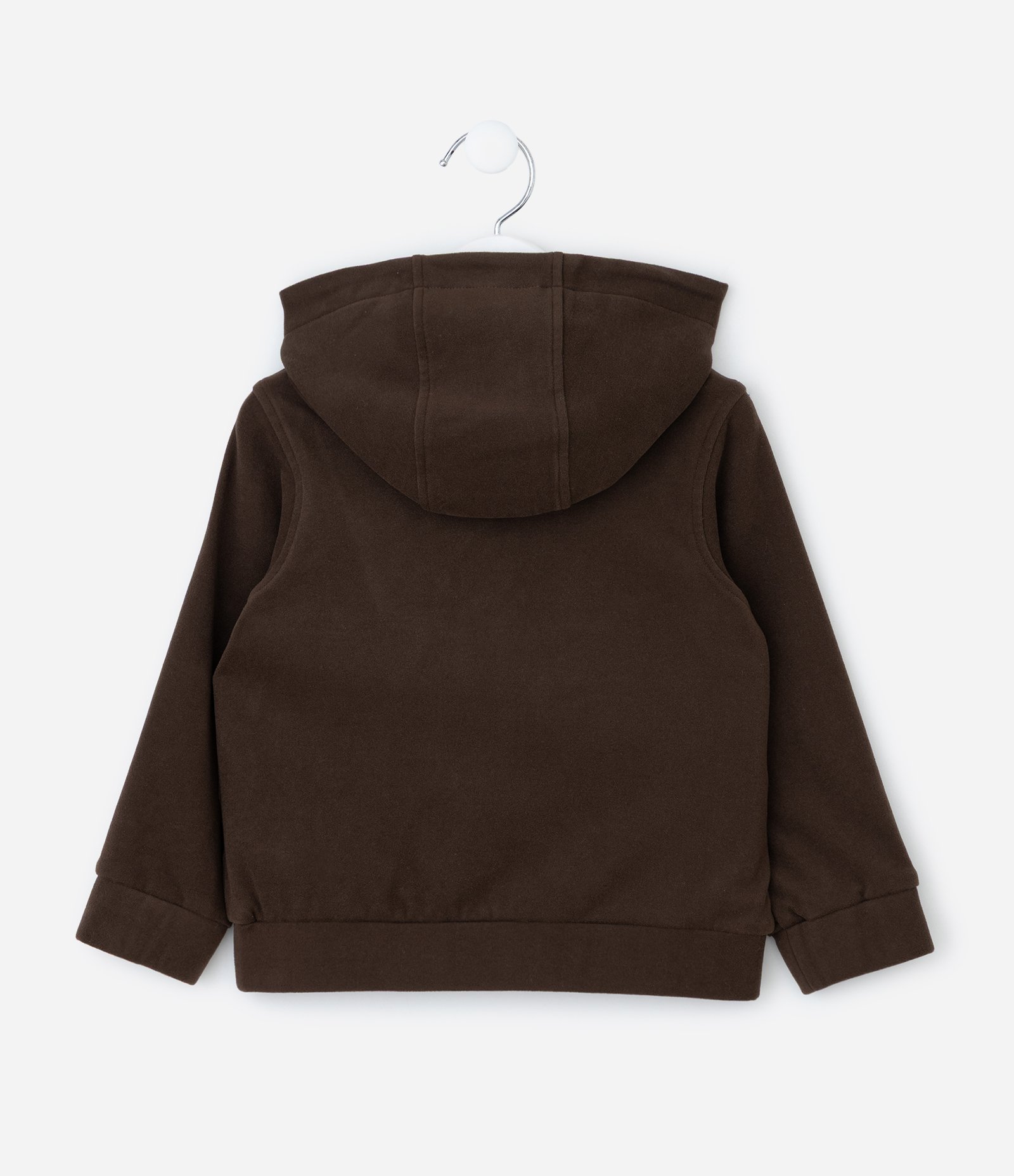 Conjunto Infantil Jaqueta e Calça em Fleece – Tam 1 a 5/6 Anos Marrom Escuro 4