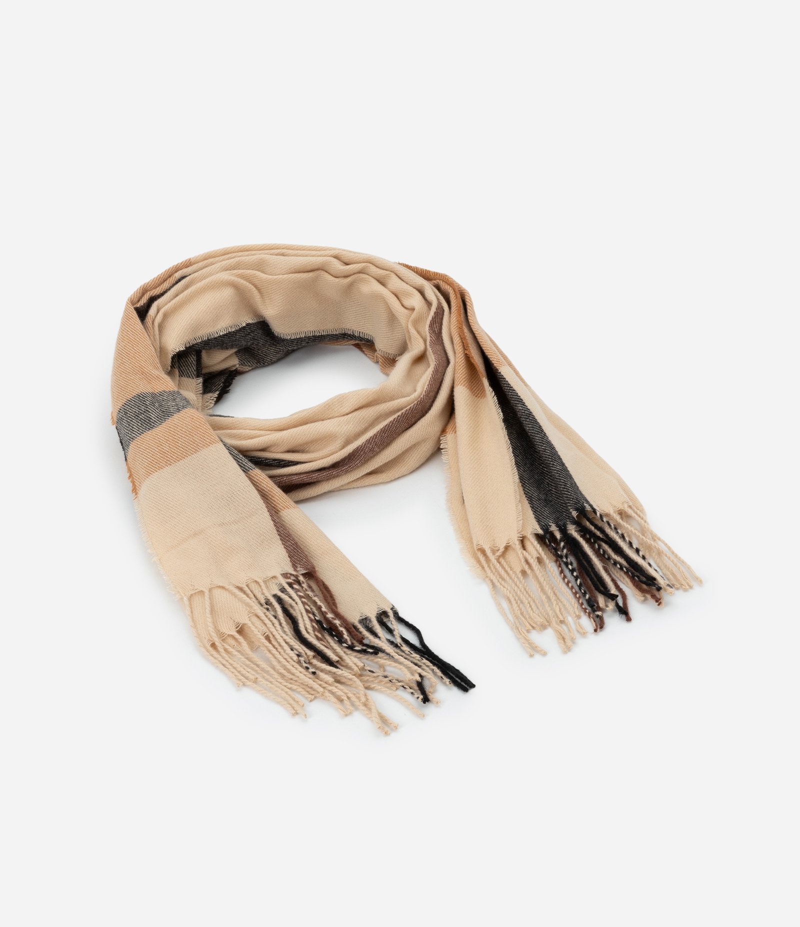 Cachecol em Flanela com Estampa Xadrez Xadrez 2