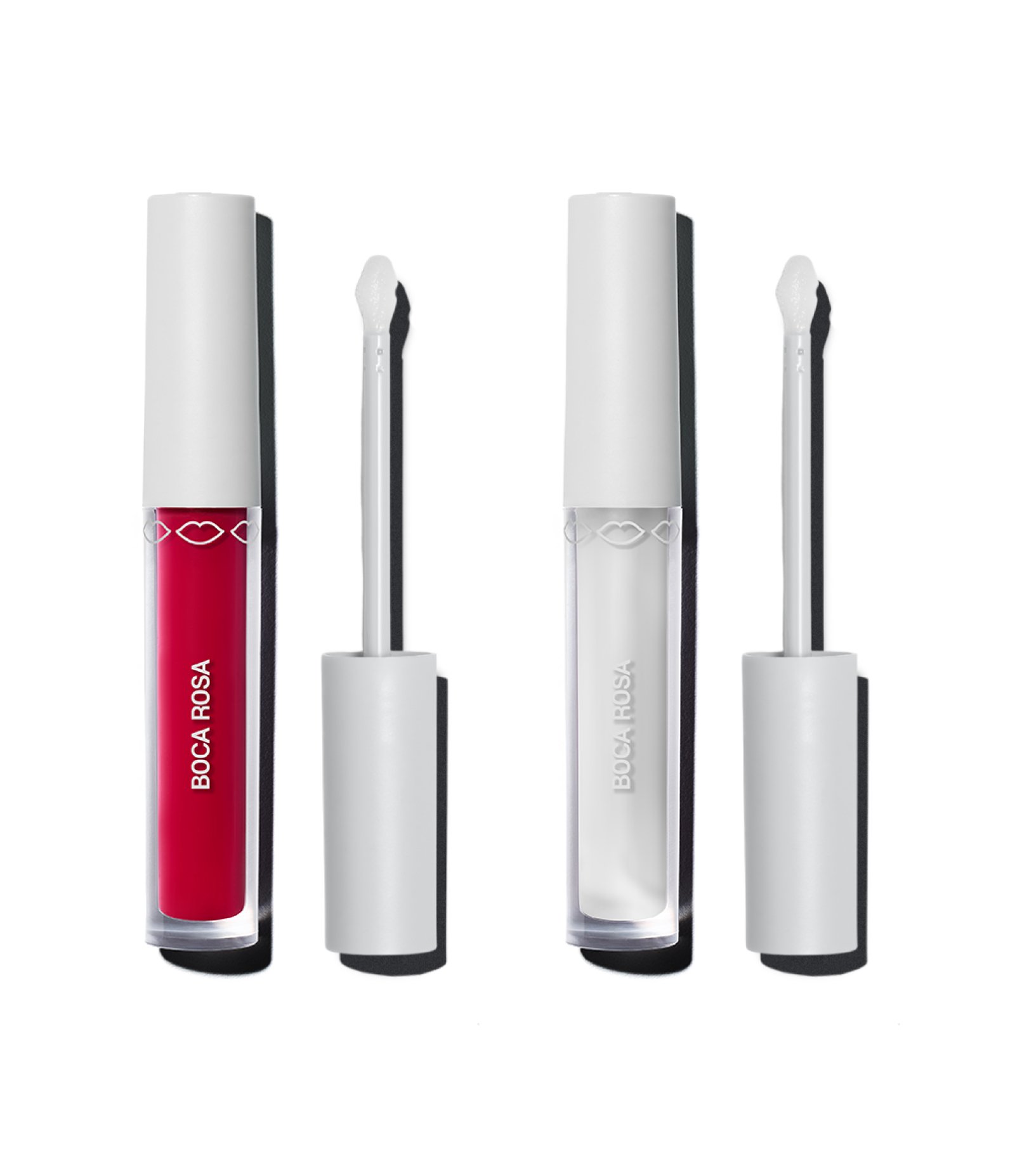 Combo Gloss Labial Dia Noite Boca Rosa Hidralabios Vermelho 2