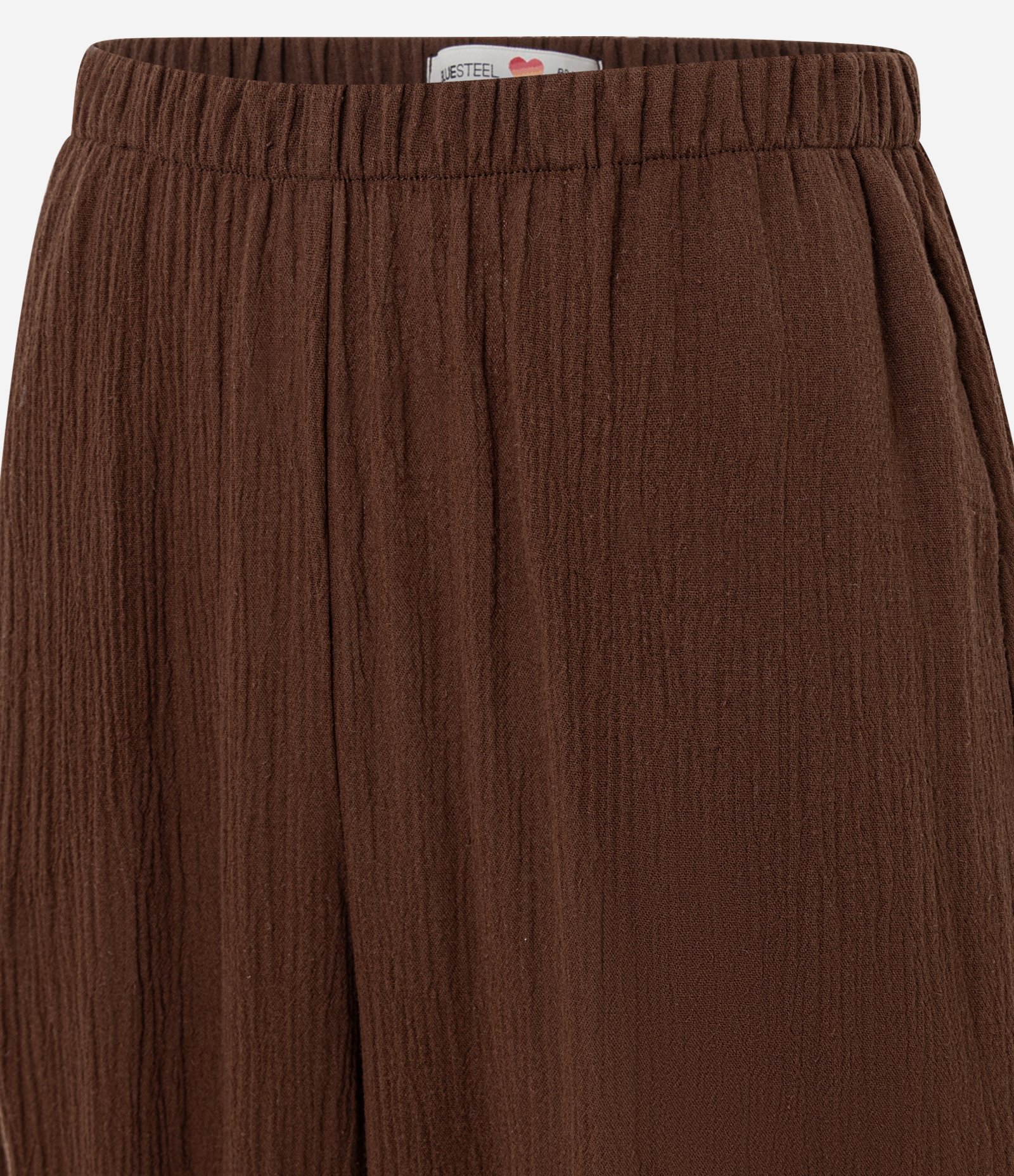 Calça Aladim em Algodão Marrom 7