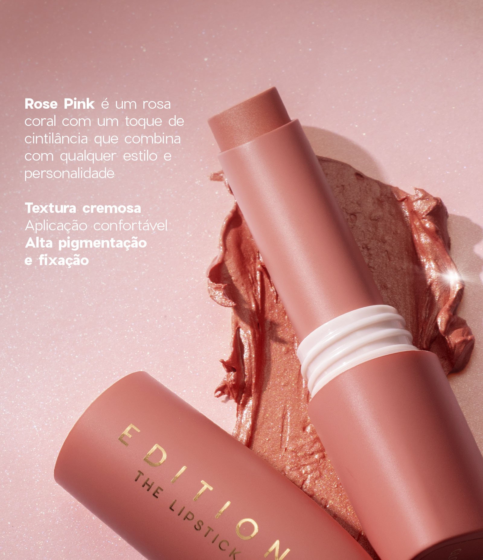Batom Cremoso The Lipstick Oceane Pink 4