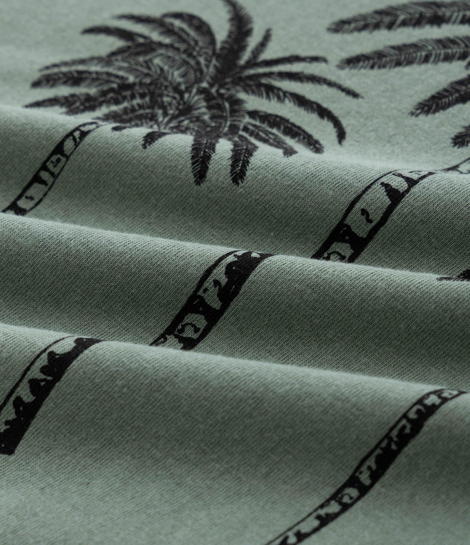 Camiseta Comfort em Algodão com Estampa de Coqueiros Verde 8