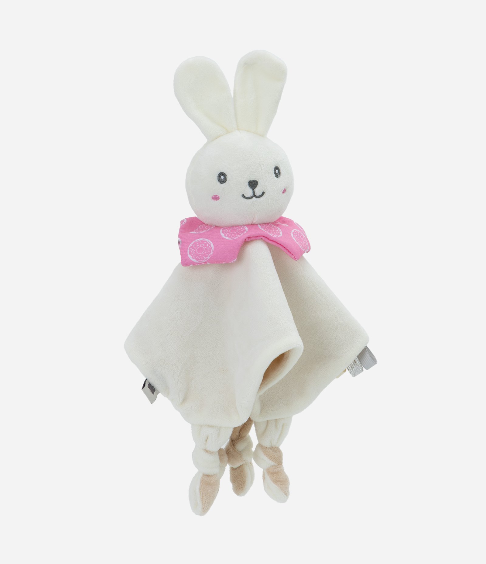 Naninha Infantil com Coelhinha e Lenço – Tam U Off White 1