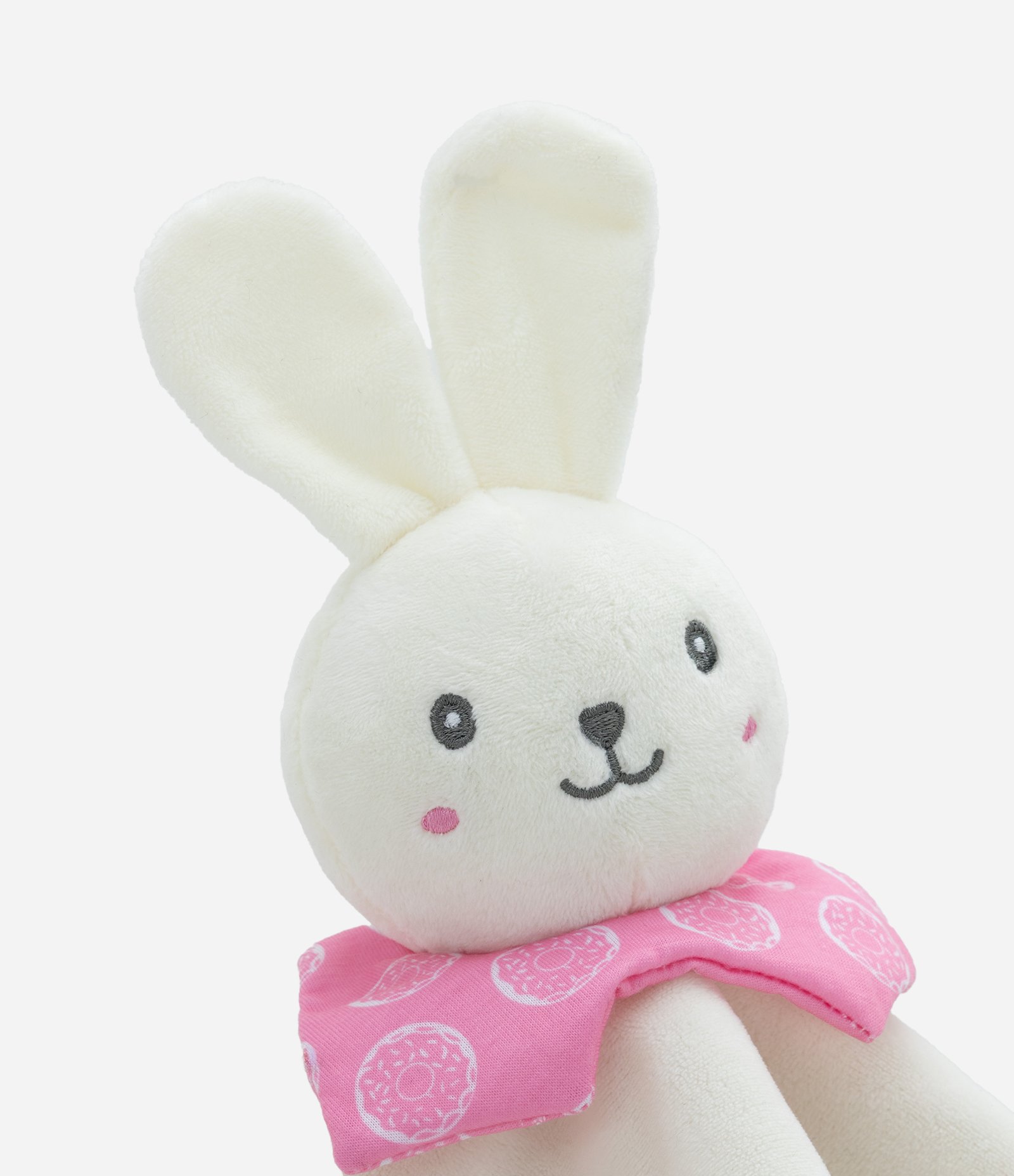 Naninha Infantil com Coelhinha e Lenço – Tam U Off White 2