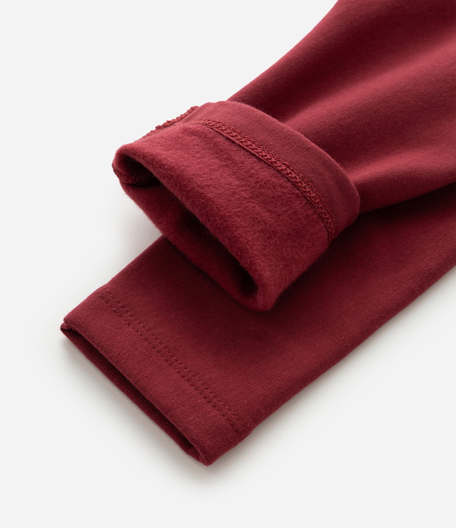 Calça Infantil Legging em Moletom com Lacinho – Tam 0 a 18 Meses Vinho 4