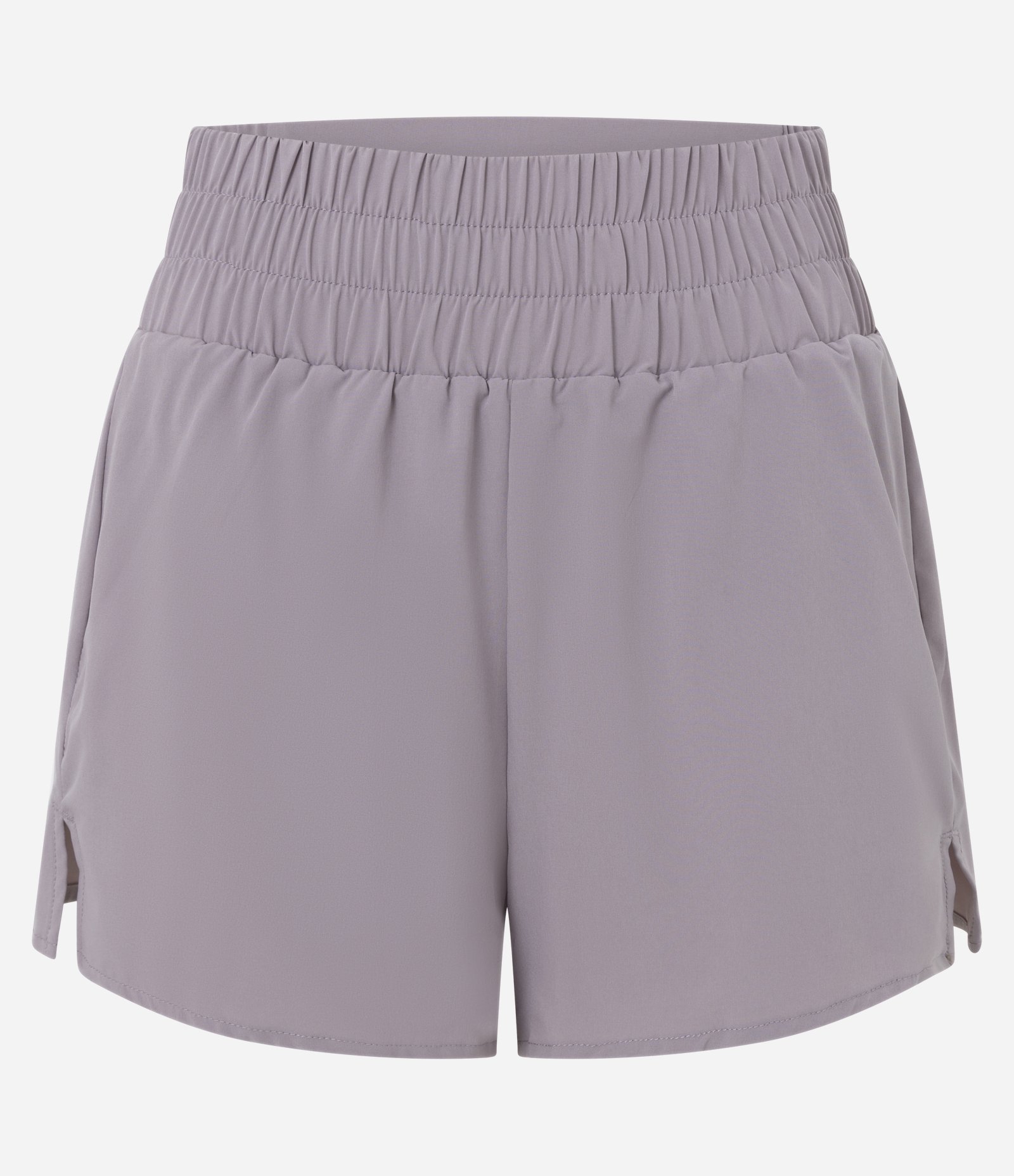 Bermuda Esportiva Sem Costura com Calcinha Interna e Textura Lisa Roxo 1