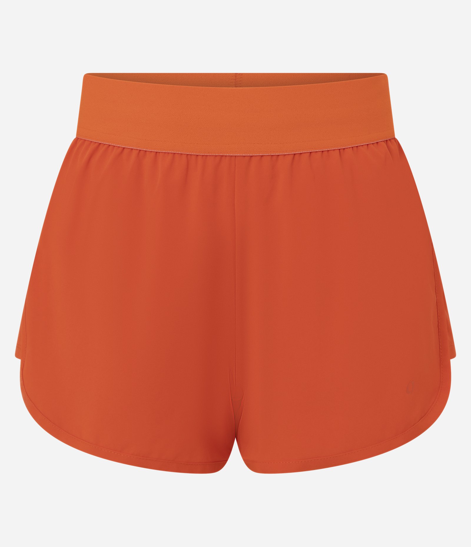 Short Runner Esportivo com Cós Largo Elástico Laranja 1