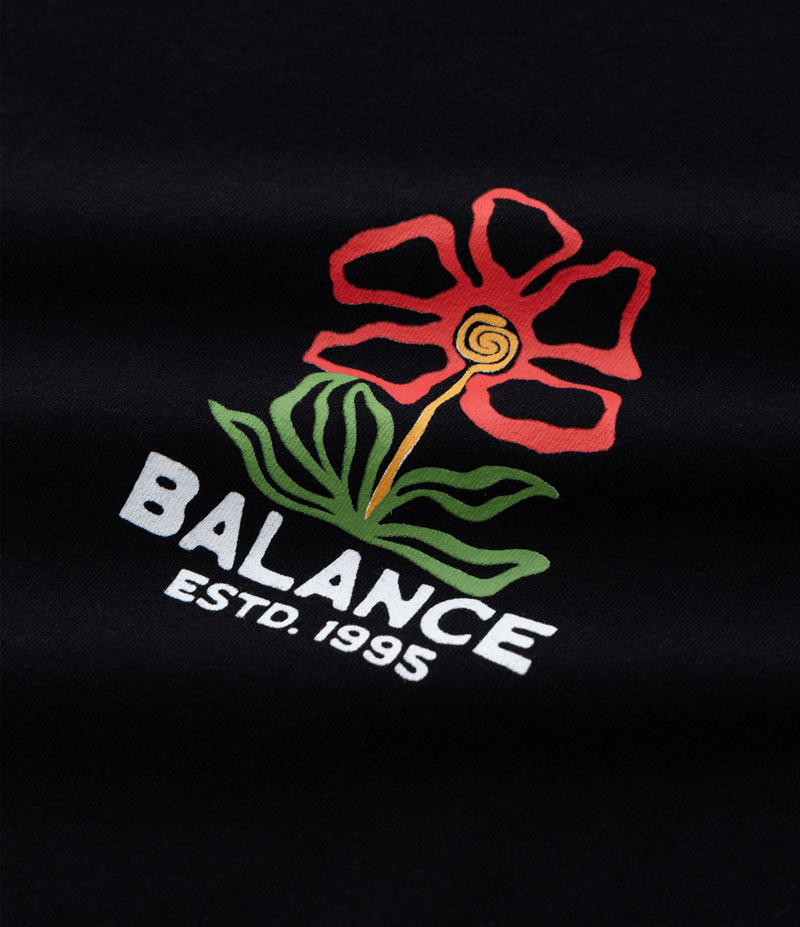 Camiseta Oversized em Algodão com Estampa de Flor e Lettering Preto 1