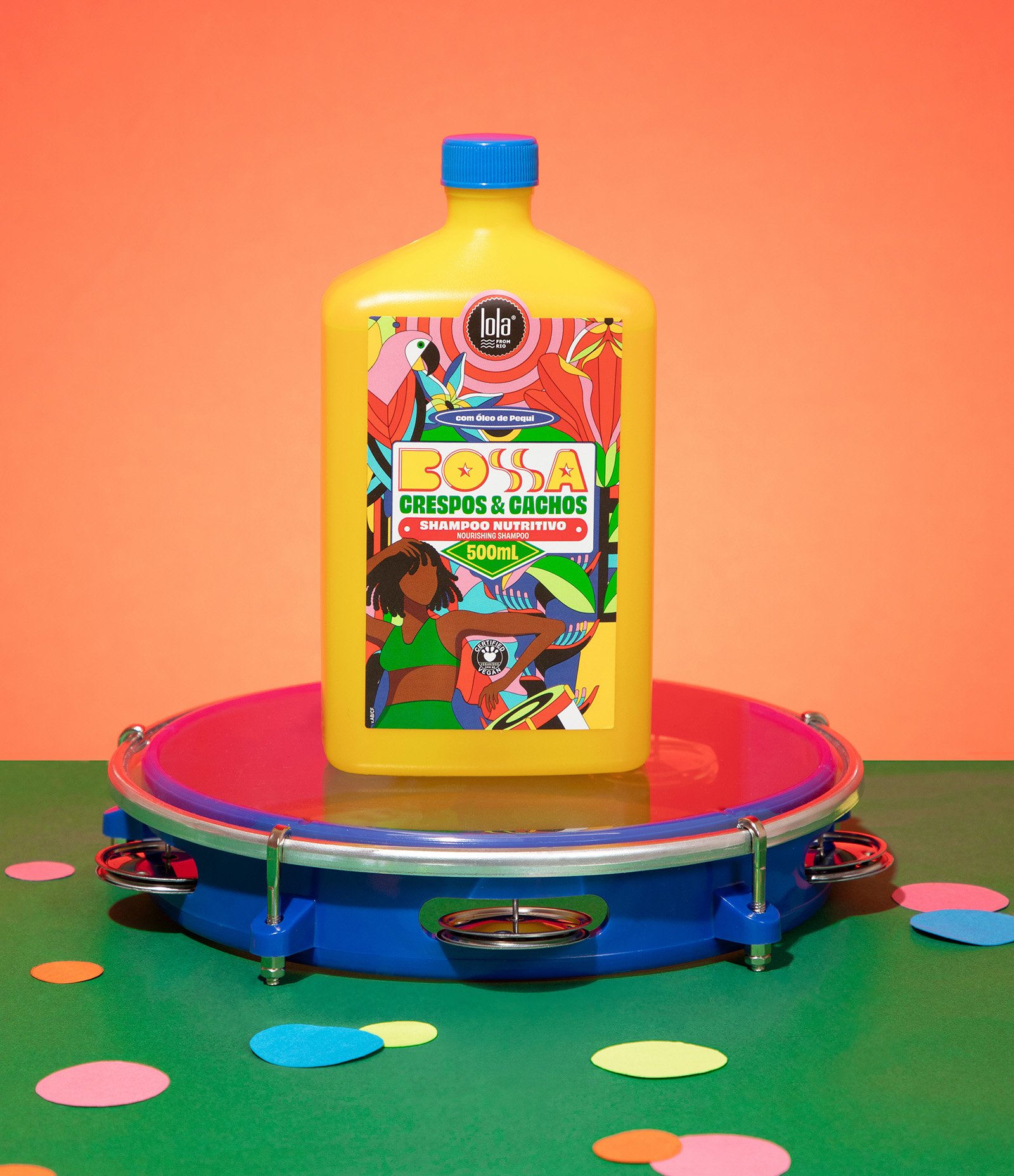 Shampoo Crespos e Cachos Bossa Lola 500ml 2