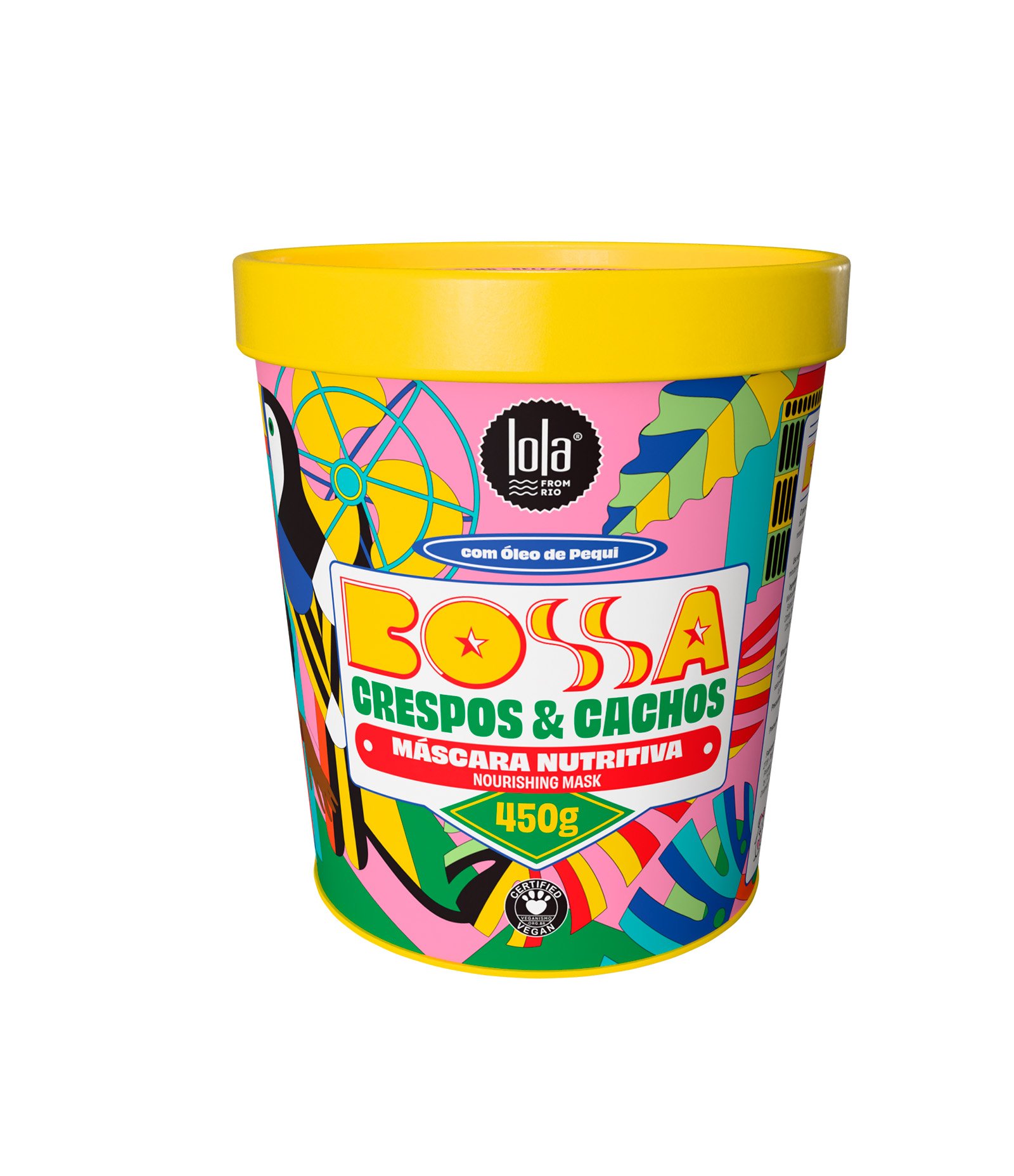 Mascara Capilar Crespos e Cachos Bossa Lola 450g 1