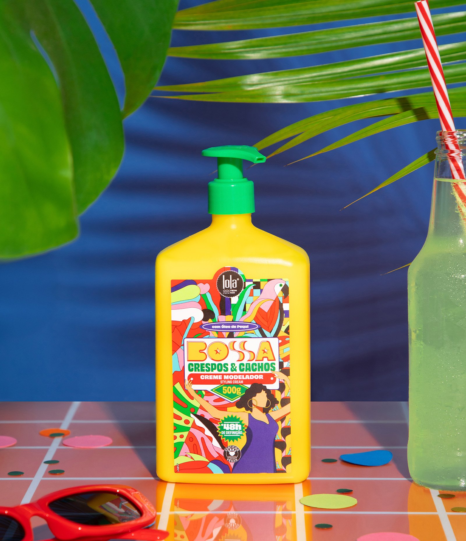 Creme Modelador Crespos e Cachos Bossa Lola 500g 2