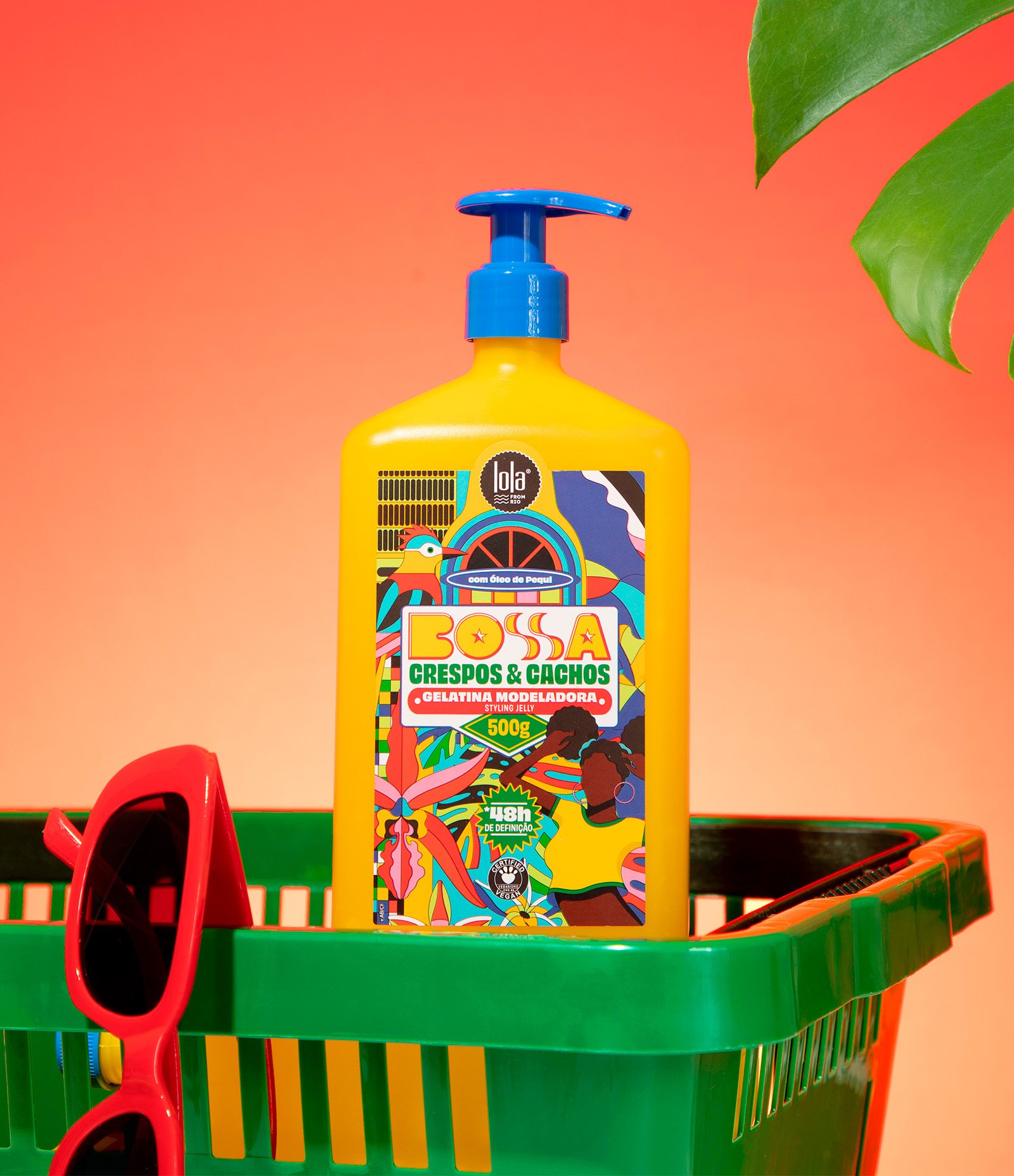 Gelatina Modeladora Crespos e Cachos Bossa Lola from Rio 500g 2